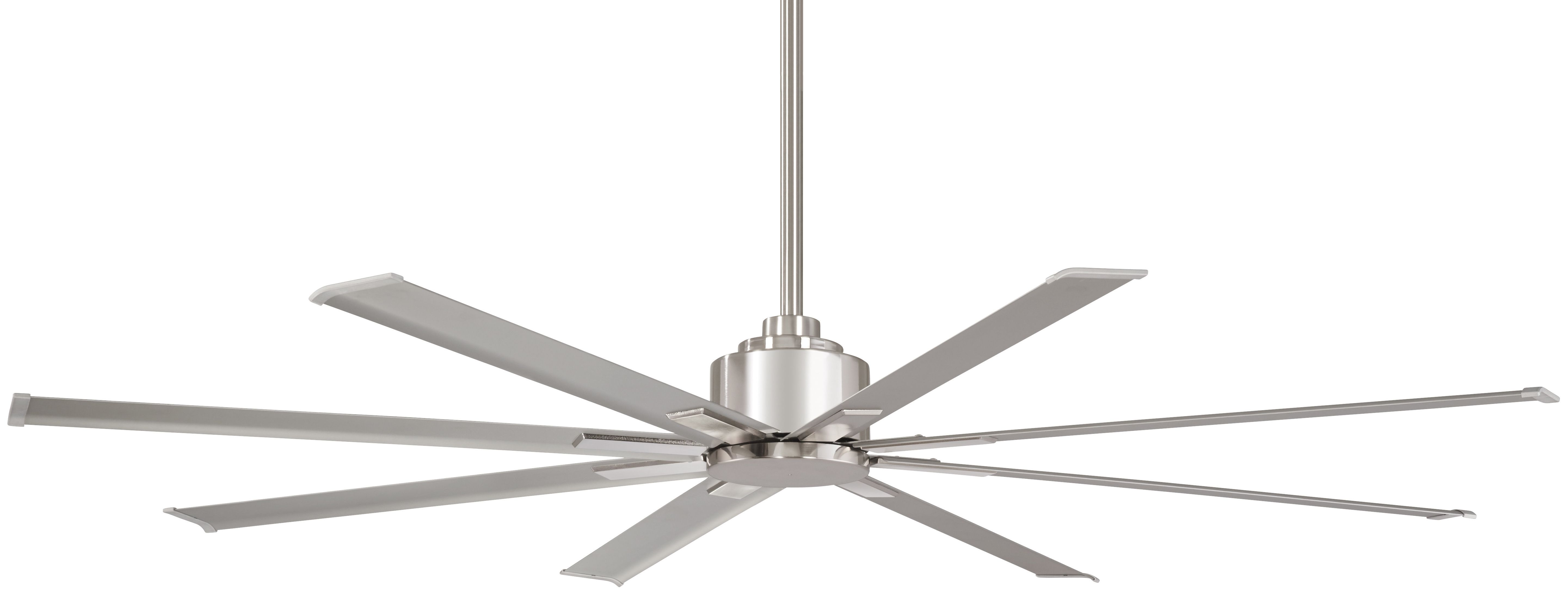 Outdoor Ceiling Fans With High Cfm With Regard To Most Up To Date Minka Aire 65" Xtreme 8 Blade Outdoor Ceiling Fan With Remote (Photo 1 of 20)