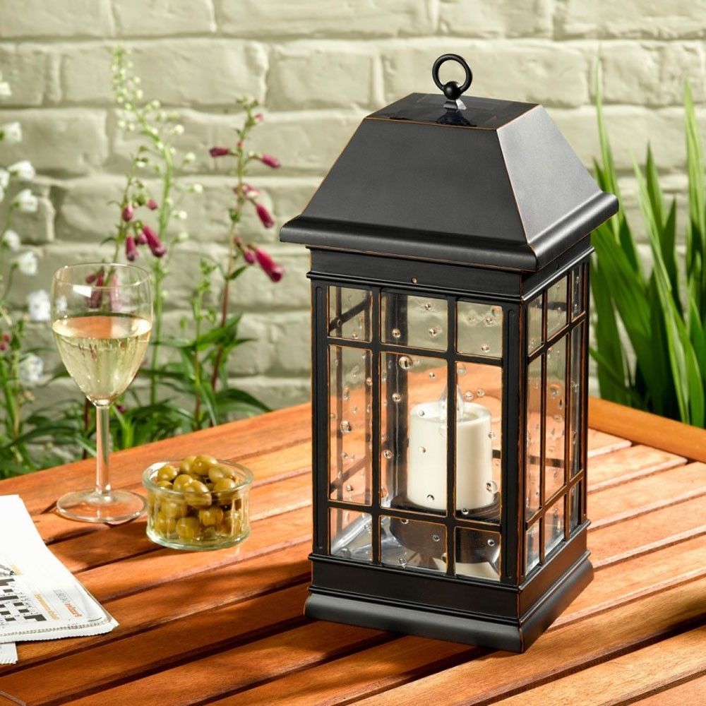 Outdoor Lanterns At Target Intended For Newest Home Decor: Appealing Solar Lanterns And Seville Lantern Powered (View 16 of 20)