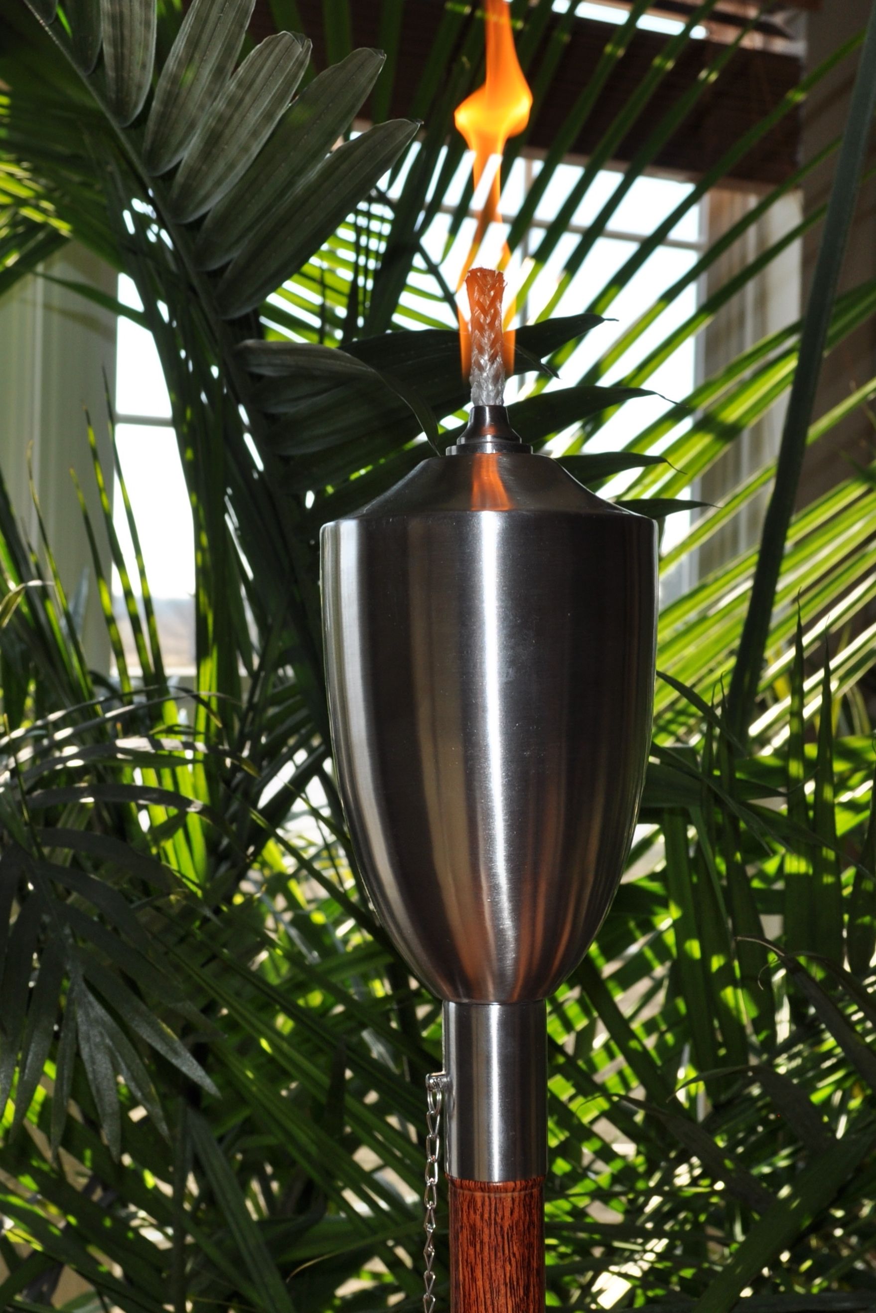 Outdoor Tiki Lanterns With Regard To Recent Tiki Torches, Citronella Oil Torch Poles, Outdoor Patio Garden (View 3 of 20)