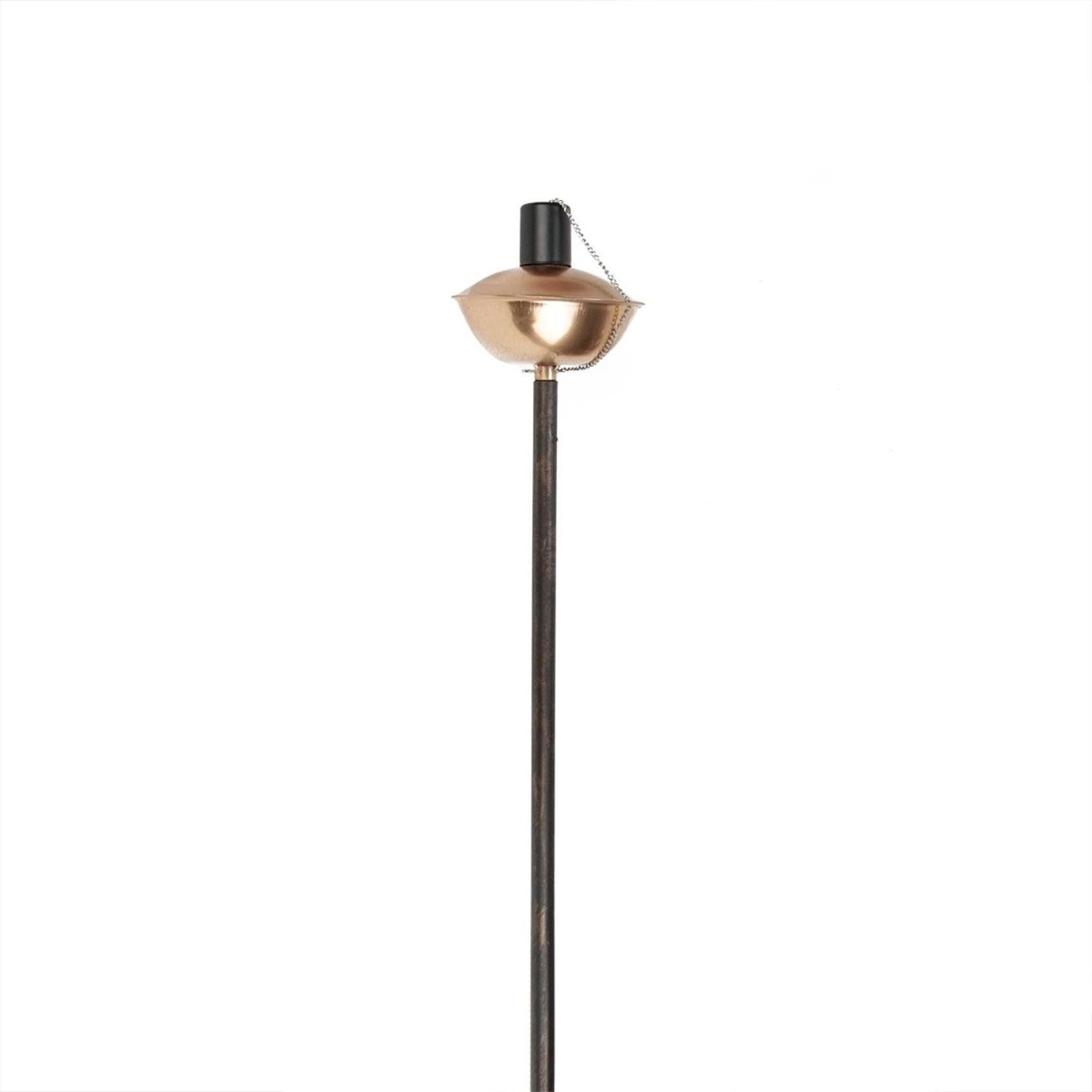 Popular Dak 42' Shiny, Sleek Copper Oil Lamp Outdoor Patio Torch *** To View Intended For Outdoor Oil Lanterns For Patio (View 14 of 20)