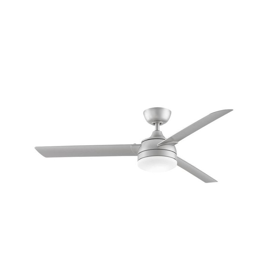 Preferred Shop Fanimation Xeno Wet 56 In Brushed Nickel Led Indoor/outdoor Regarding Brushed Nickel Outdoor Ceiling Fans With Light (View 18 of 20)
