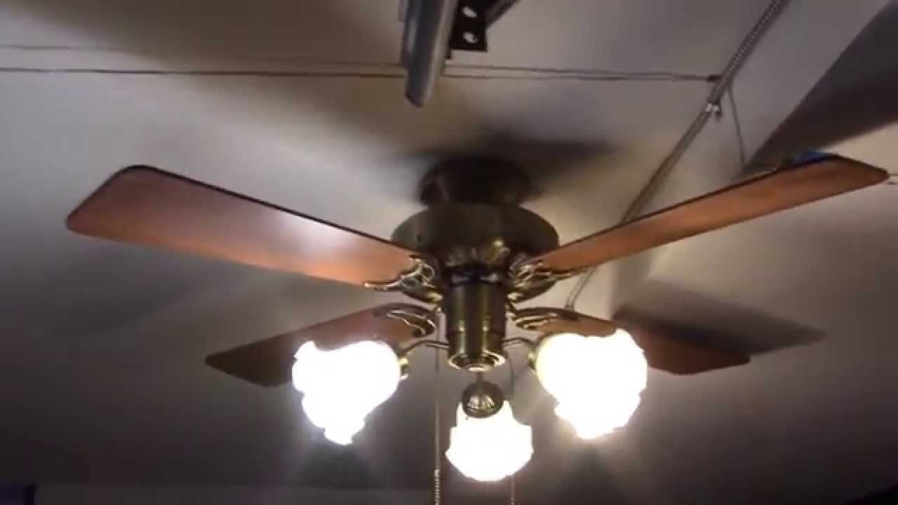 Recent 42" Hunter Coastal Breeze Ceiling Fan – Youtube Regarding Gold Coast Outdoor Ceiling Fans (View 18 of 20)