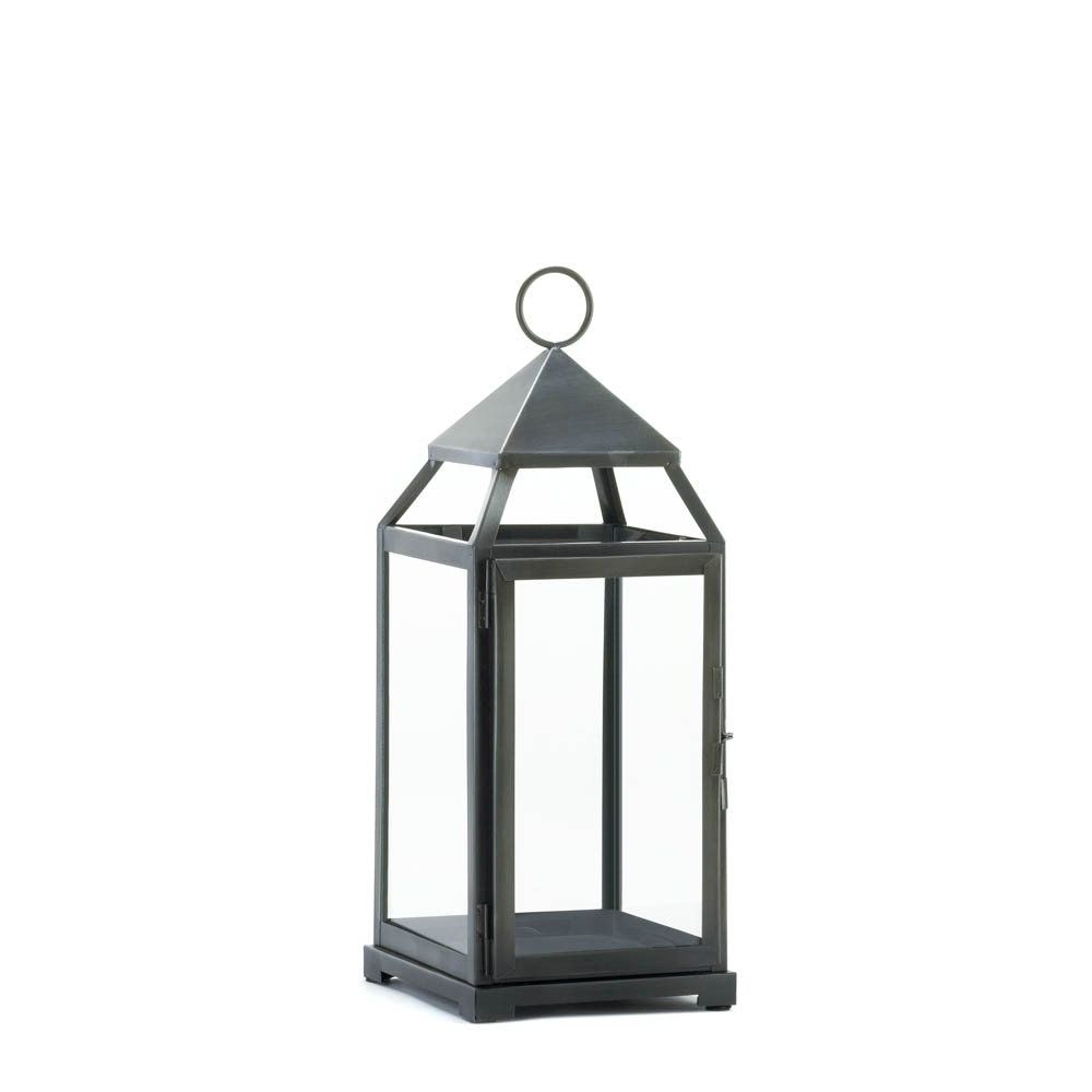 Recent Candle Lanterns Decorative, Rustic Metal Outdoor Lanterns For With Outdoor Lanterns Without Glass (Photo 1 of 20)