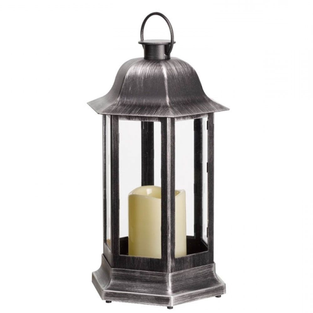 Silver Outdoor Lanterns With Regard To Preferred Nordic Candle Lanterns (View 10 of 20)
