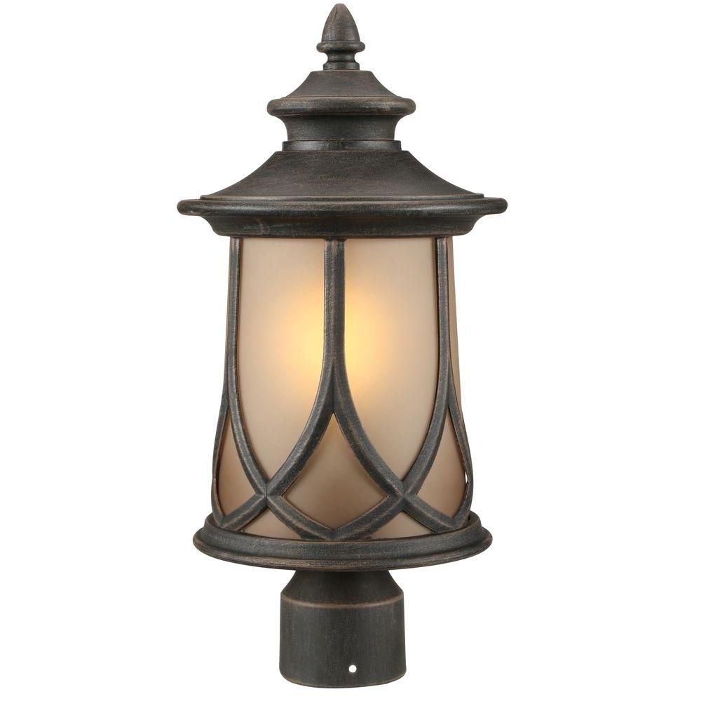 Trendy Copper Outdoor Electric Lanterns Inside Progress Lighting Resort Collection 1 Light Aged Copper Outdoor Post (View 4 of 20)