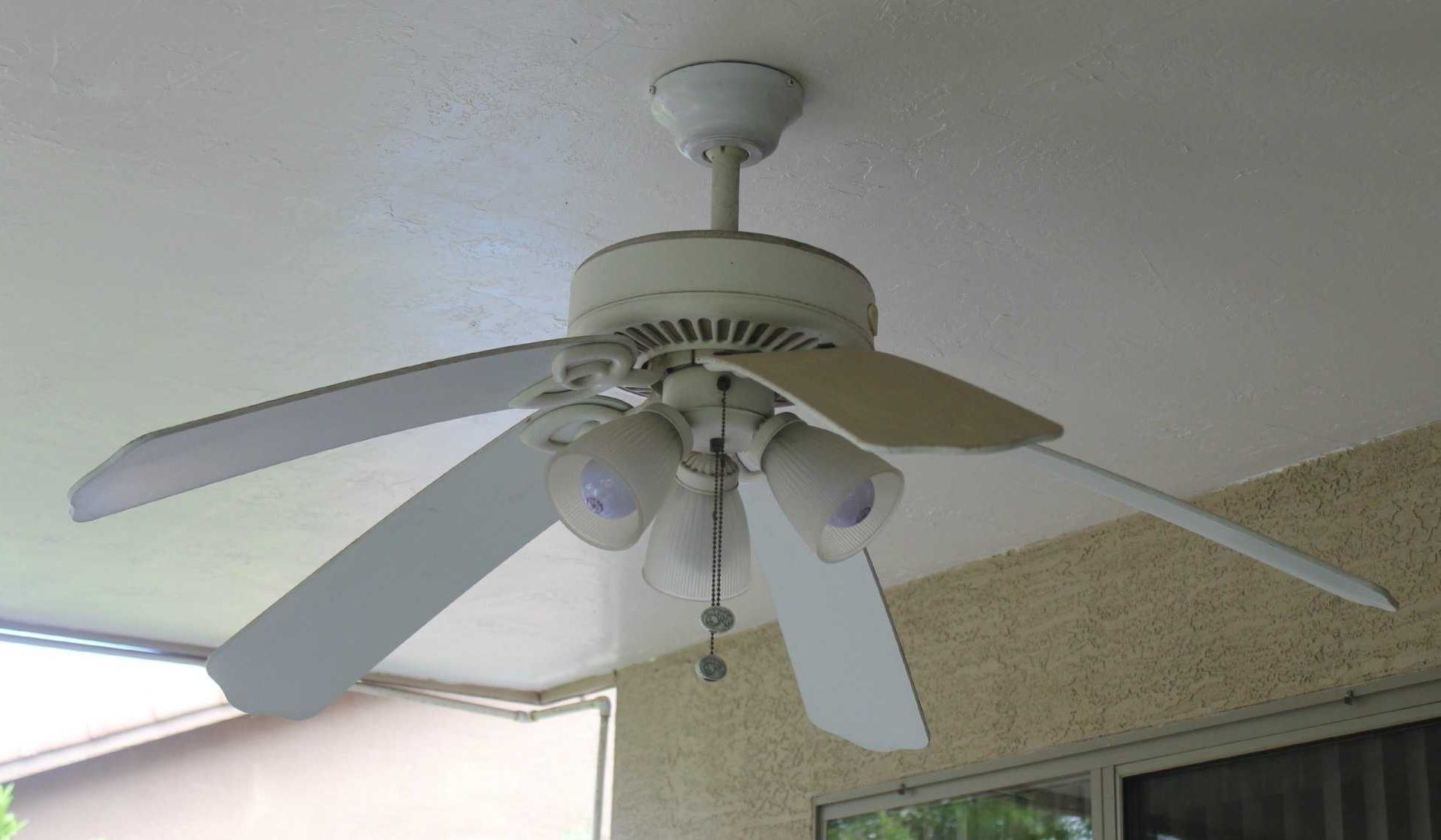Trendy Outdoor Ceiling Fans With Motion Light For White Outdoor Ceiling Fans With Light Motion Lamps 2018 Attractive (View 10 of 20)
