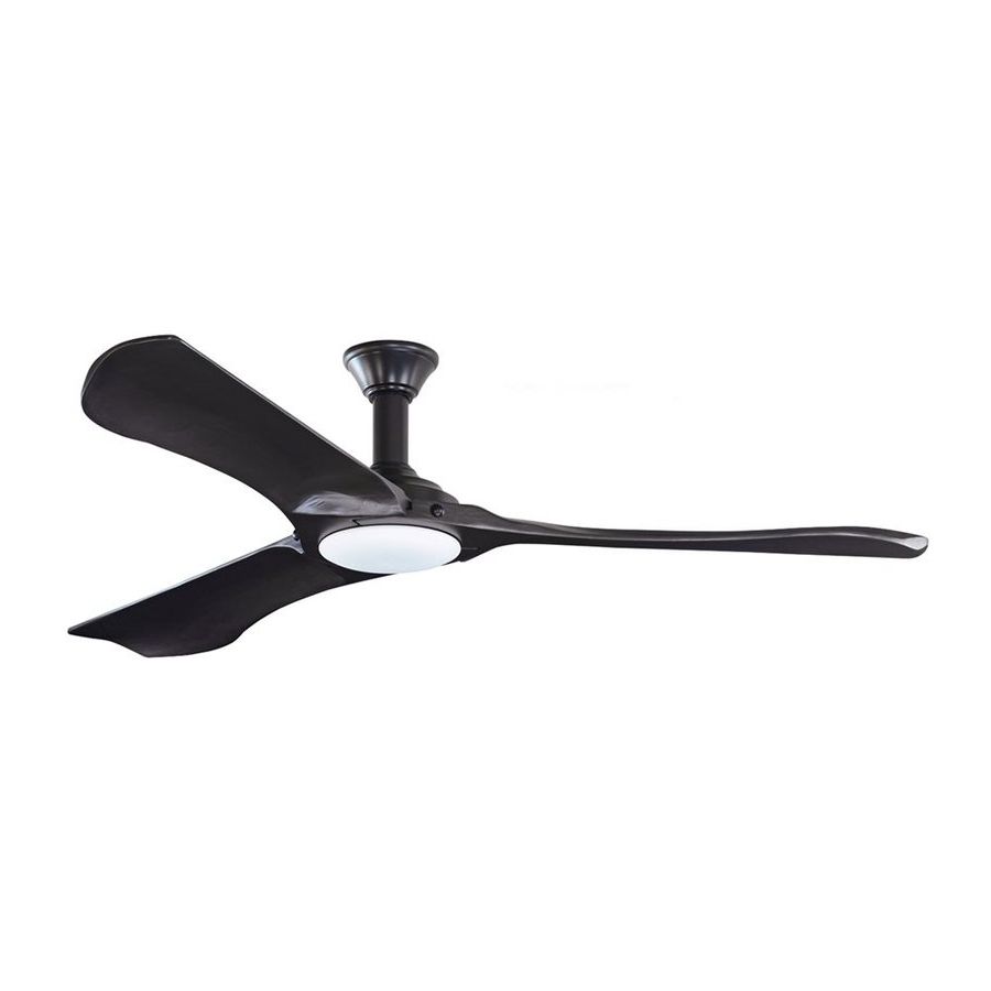 Well Known Energy Star Outdoor Ceiling Fans With Light Pertaining To Shop Monte Carlo Fan Company Minimalist Max 72 In Bronze Integrated (View 6 of 20)