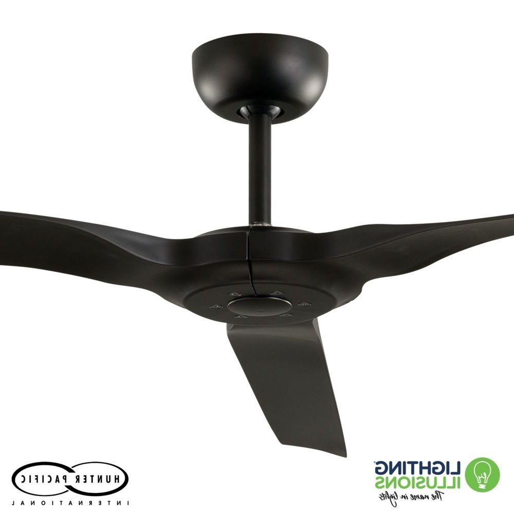 Well Known Outdoor Ceiling Fans With Bamboo Blades Within Bamboo Radical 2 Indoor/outdoor 60" 3 Blade Dc Ceiling Fan With (View 20 of 20)