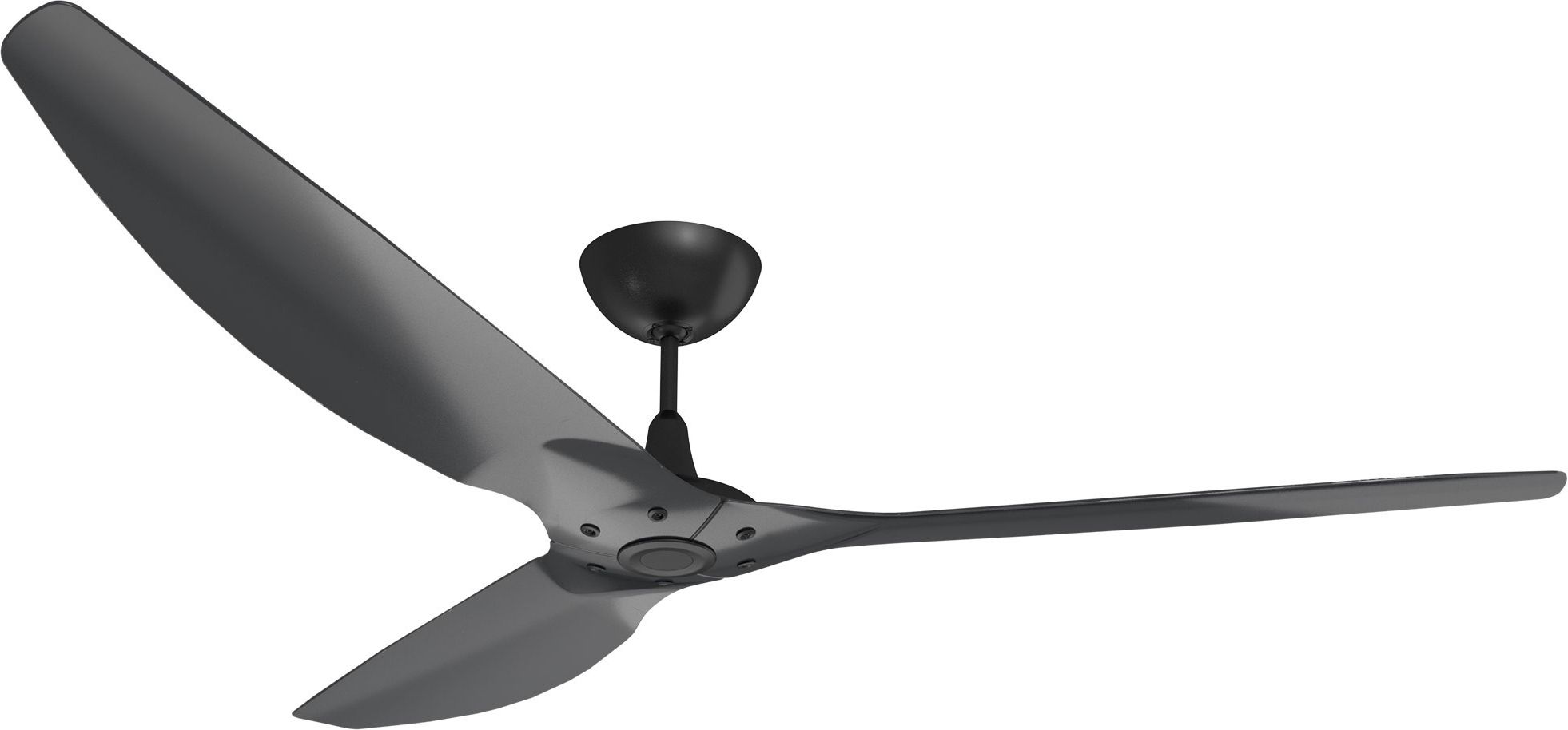 Widely Used Black Outdoor Ceiling Fans In Haiku Outdoor Ceiling Fan: 84", Black Aluminum, Universal Mount (View 4 of 20)