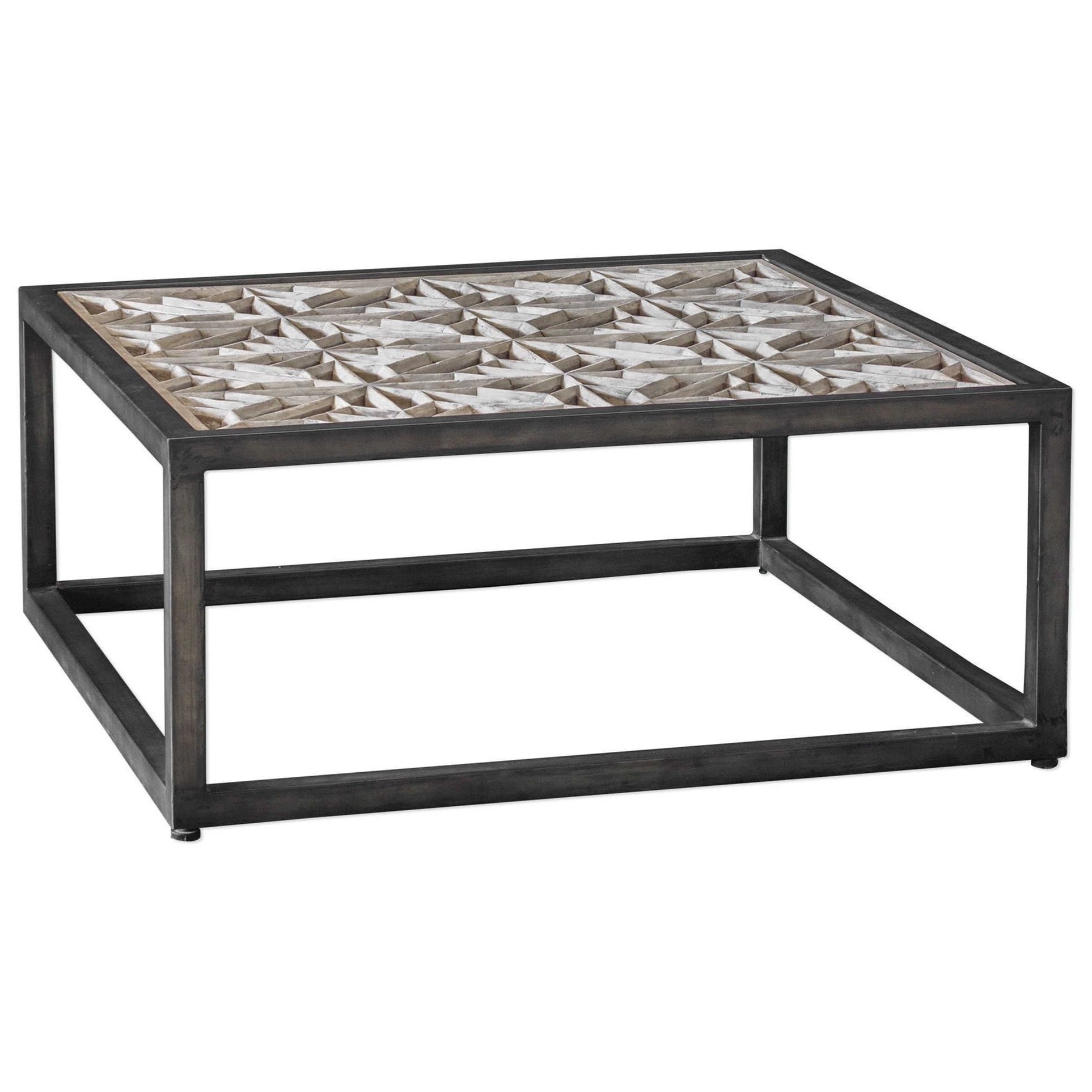 2018 Element Ivory Rectangular Coffee Tables Inside Uttermost Accent Furniture 25759 Baruti Industrial Coffee Table (View 10 of 20)