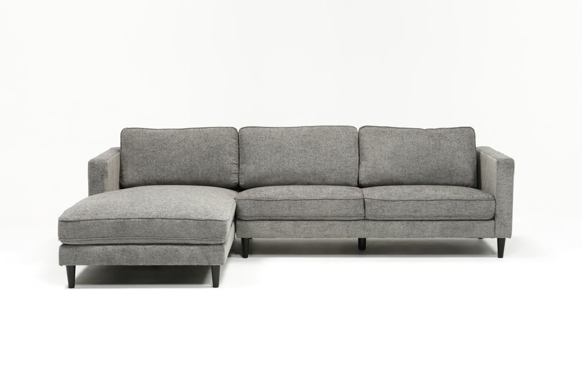 Aquarius Light Grey 2 Piece Sectionals With Laf Chaise Regarding Most Current Cosmos Grey 2 Piece Sectional W/raf Chaise (View 3 of 20)