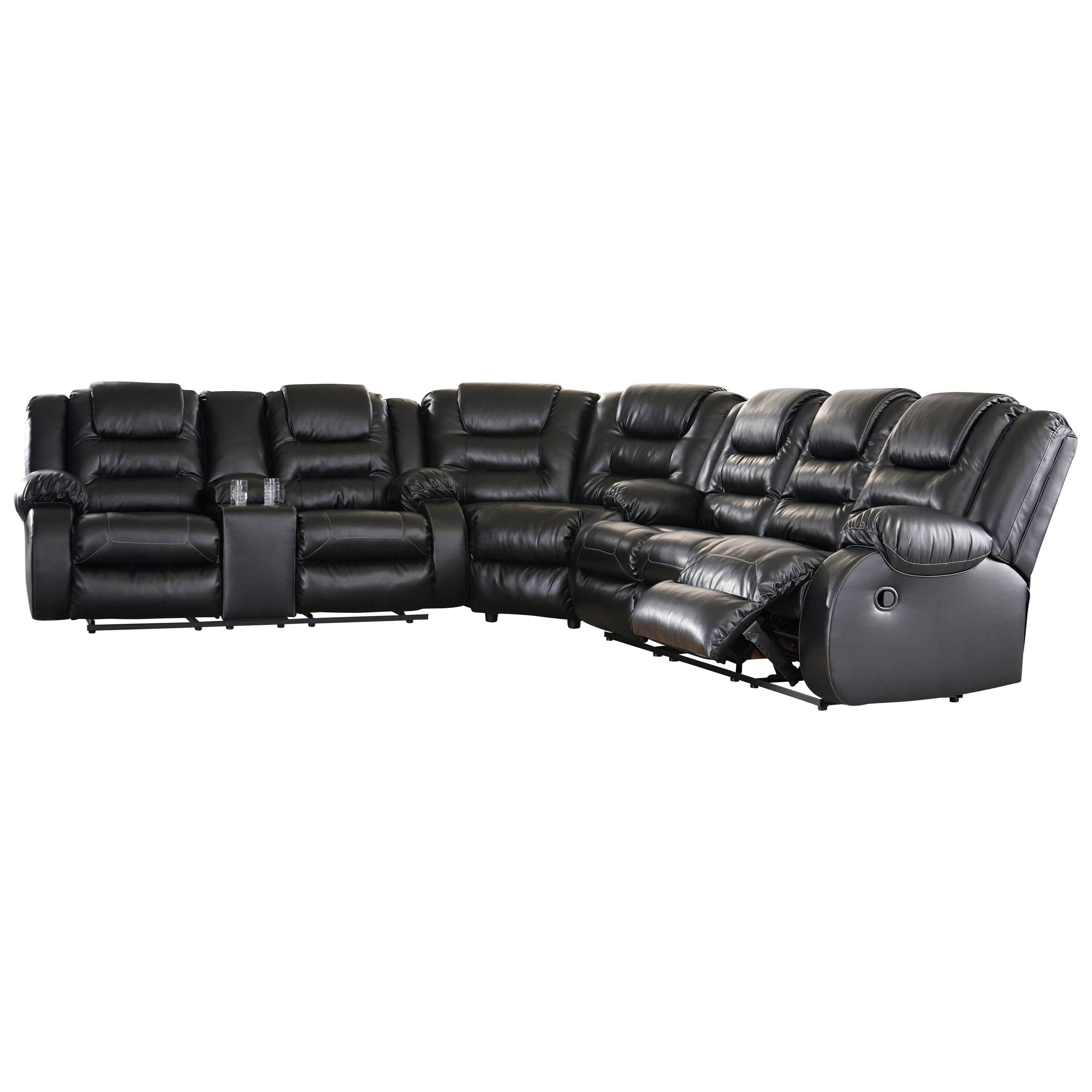 Arresting Recliners At Both Ends Transitional Brown Bonded Lear For Widely Used Calder Grey 6 Piece Manual Reclining Sectionals (View 15 of 20)