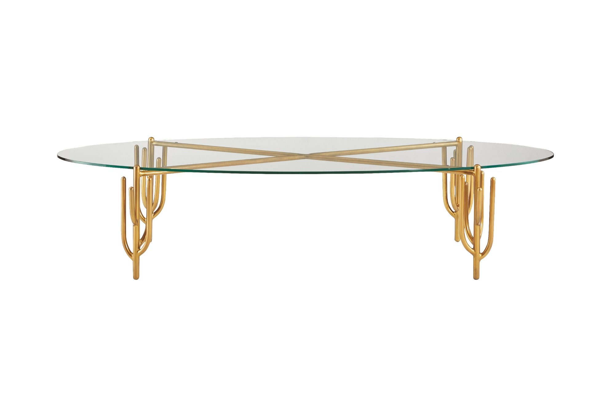 Cacti Brass Coffee Tables Within Most Recent Border Line – Athome Magazine (View 5 of 20)