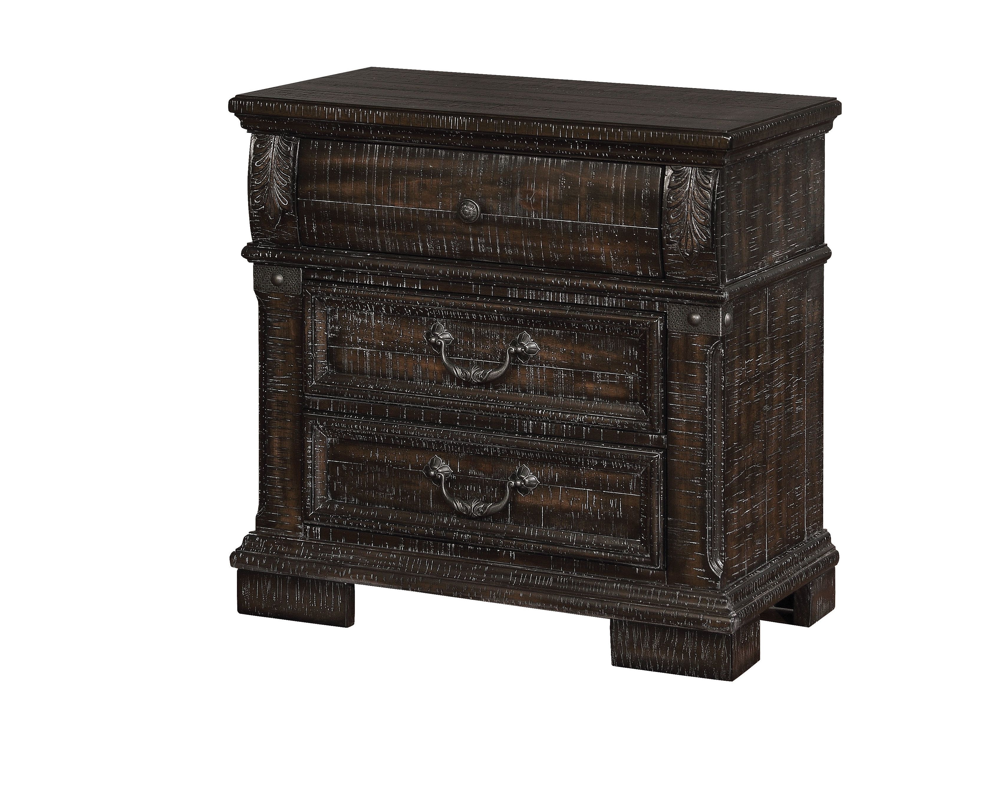 Canora Grey Mable 3 Drawer Nightstand (View 7 of 20)