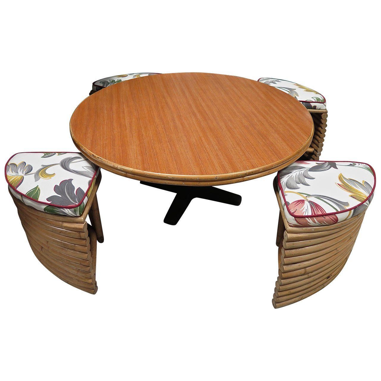 Disappearing Coffee Tables With 2019 Casual 1950 Ritts & Company Table With Disappearing Stools (View 20 of 20)