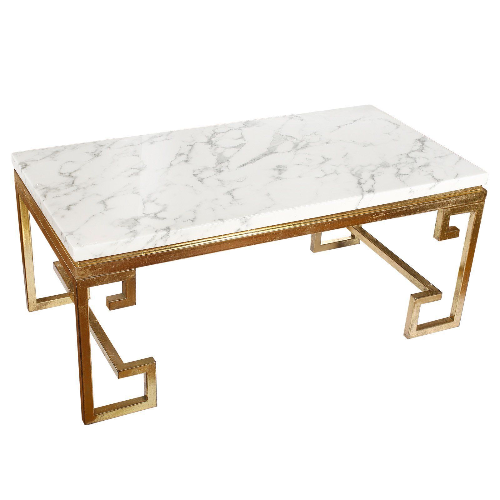 From Hayneedle With Regard To Fashionable Slab Large Marble Coffee Tables With Brass Base (View 18 of 20)