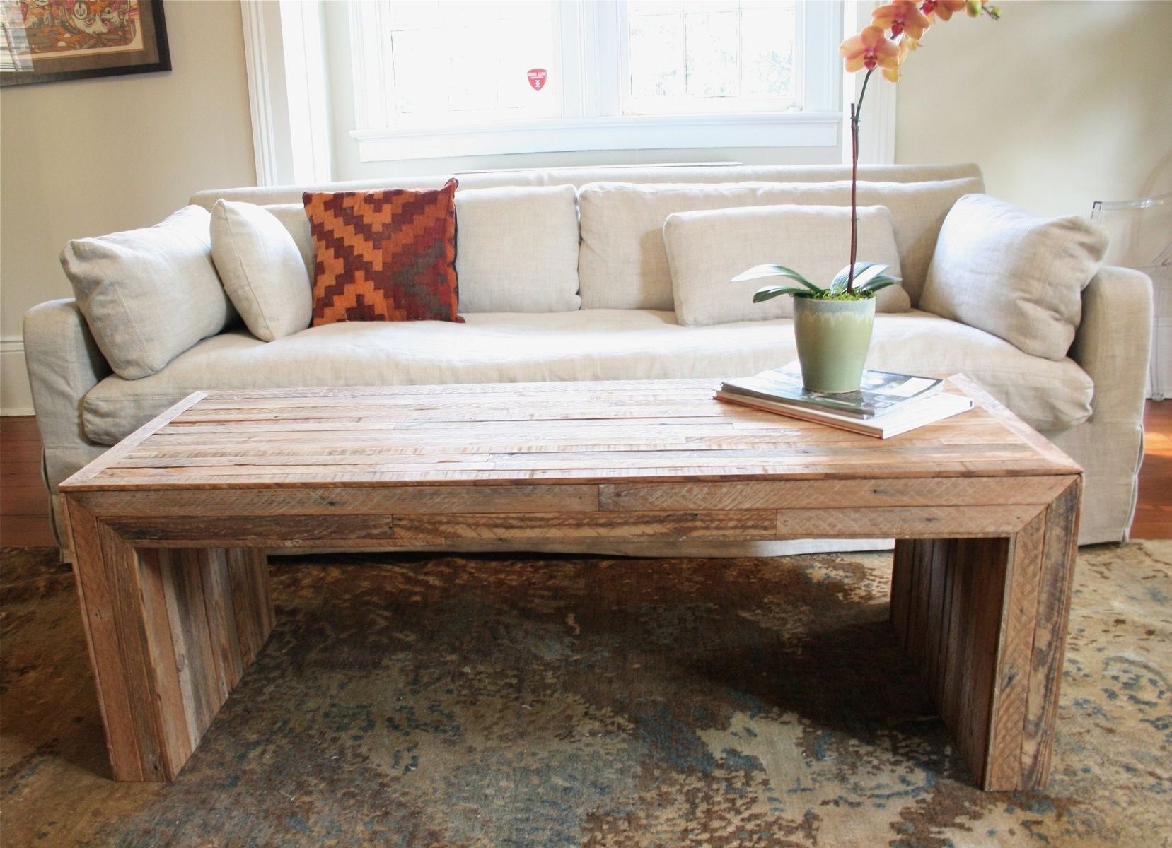 Hand Made The Jackson Table Modern Yet Rustic Coffee Table Made From In Favorite Modern Rustic Coffee Tables (Photo 1 of 20)