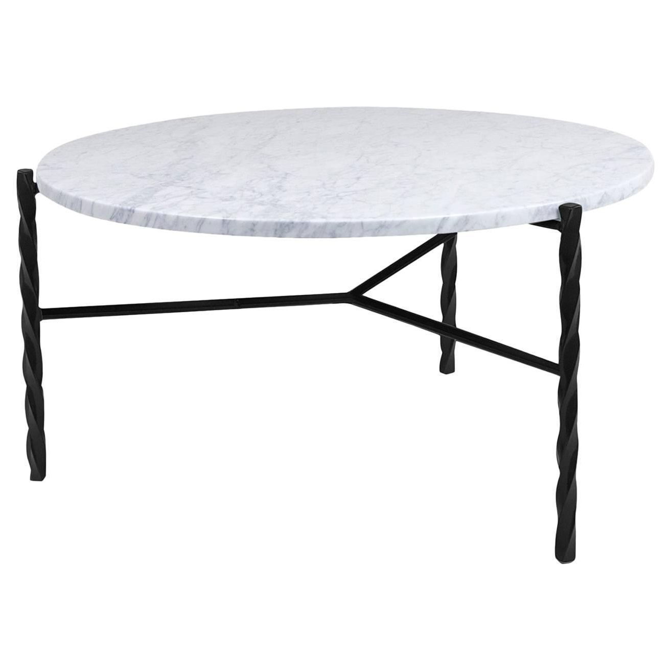 Iron Marble Coffee Tables In Most Recently Released Customizable Von Iron Coffee Table From Souda, Black And Carrara (View 14 of 20)
