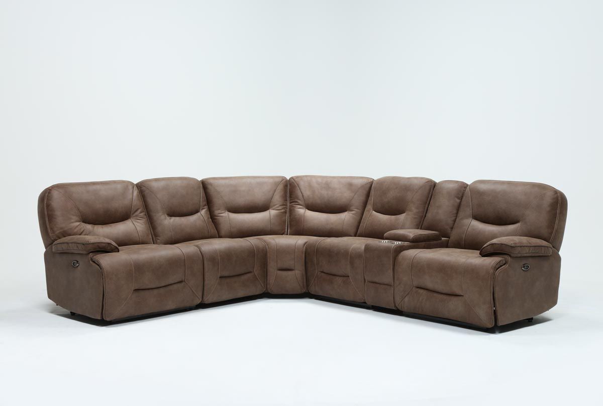 Jackson 6 Piece Power Reclining Sectional (Photo 1 of 20)