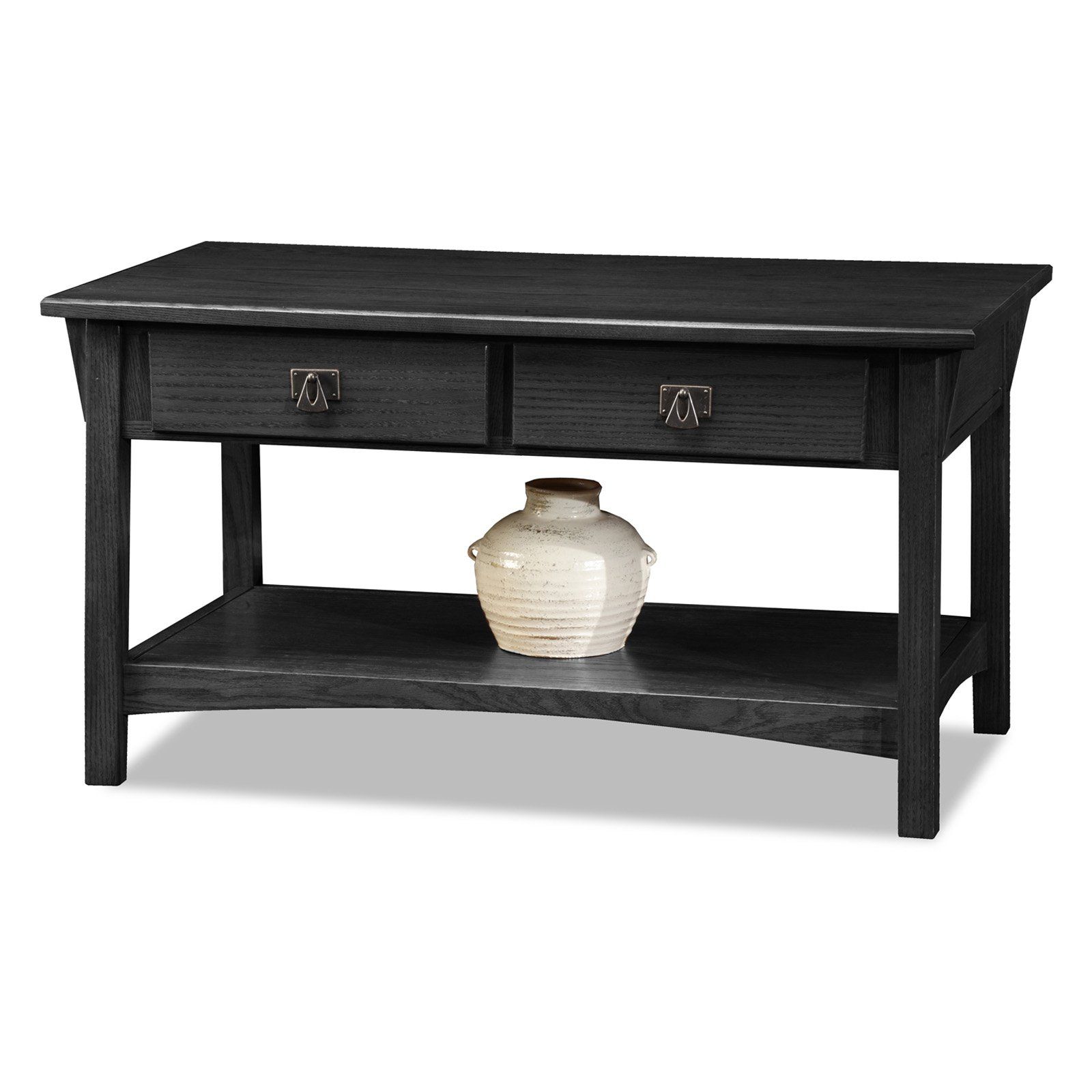 Leick Home Mission Two Drawer Coffee Table, Multiple Colors Regarding Recent Element Coffee Tables (View 16 of 20)