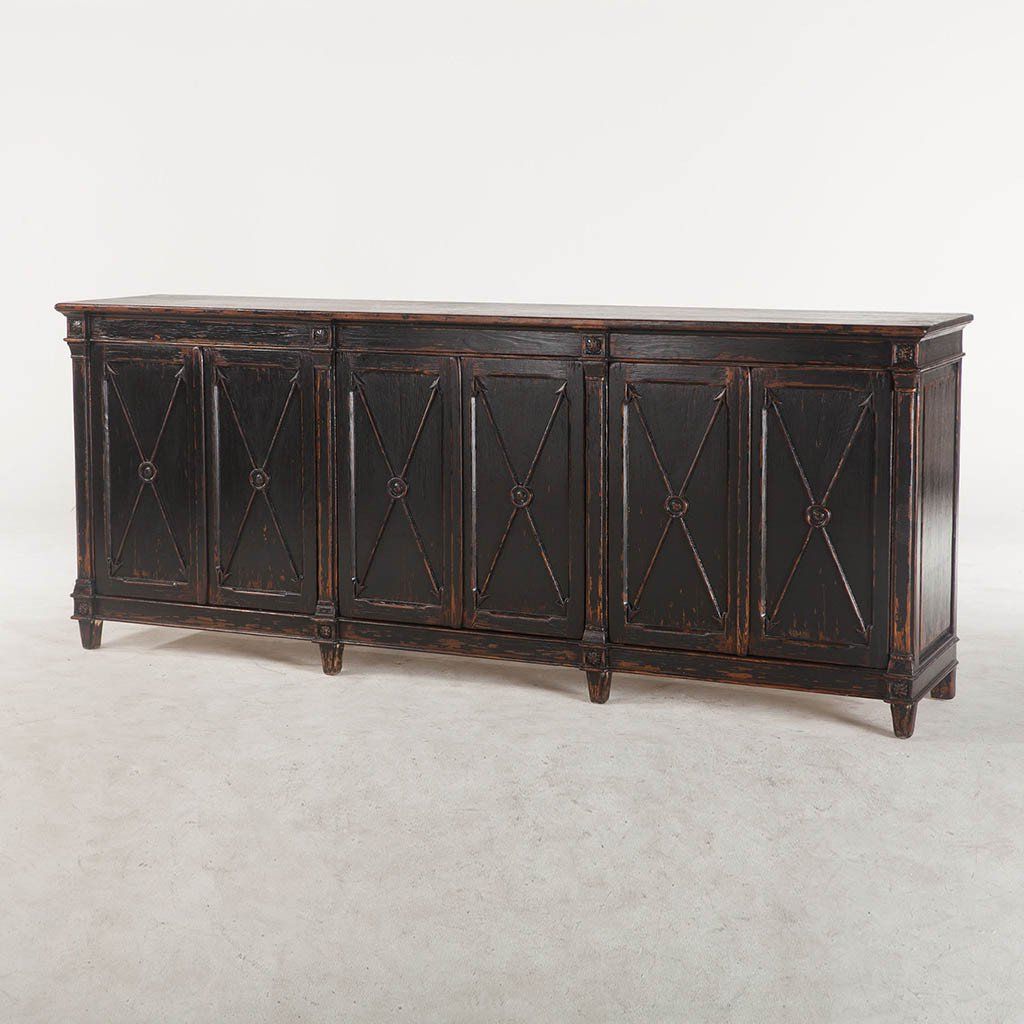 Library Sideboard – Antique Black (View 12 of 20)