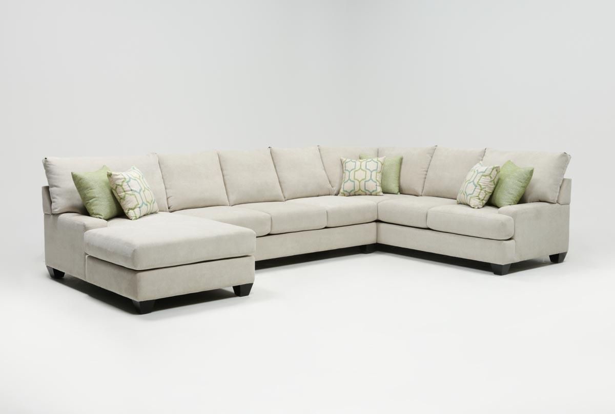 Featured Photo of Top 20 of Harper Foam 3 Piece Sectionals with Raf Chaise