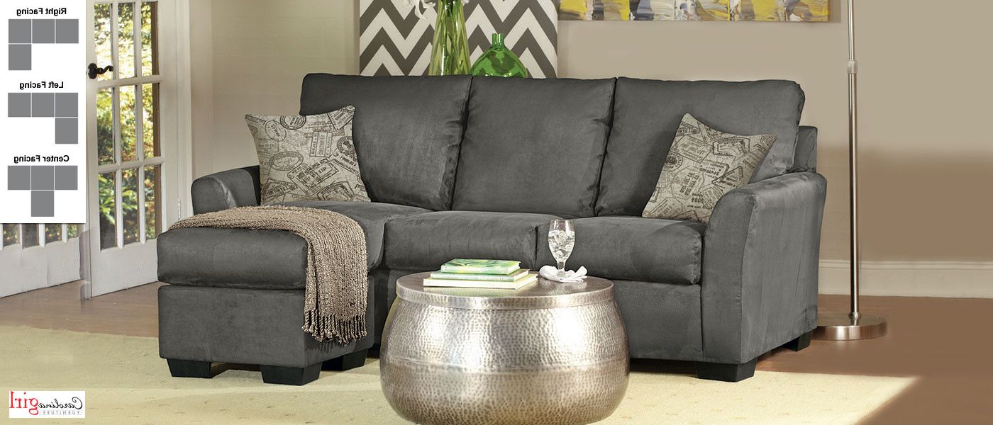 Mcdade Graphite 2 Piece Sectionals With Raf Chaise Throughout Popular De La Pièce Graphite (View 9 of 20)