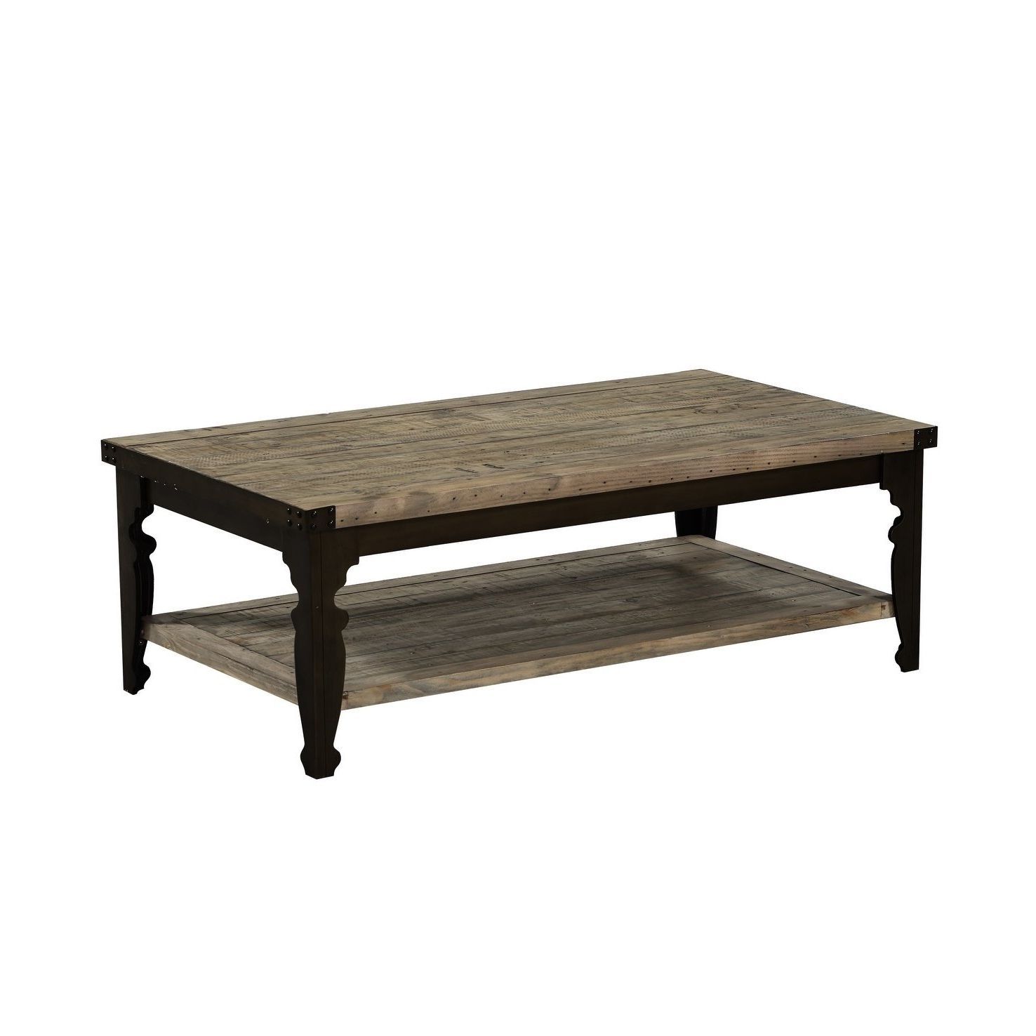 Most Popular Reclaimed Pine Coffee Tables Intended For Shop Emerald Home Valencia Reclaimed Pine Coffee Table – Free (View 17 of 20)