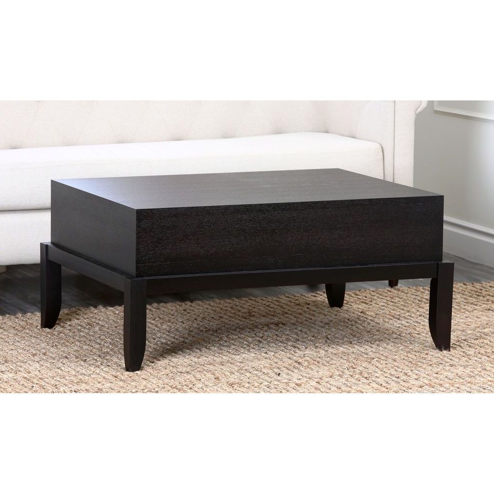 Most Popular Wilshire Cocktail Tables Regarding Abbyson Living Wilshire Espresso Rectangle Coffee Table (View 14 of 20)