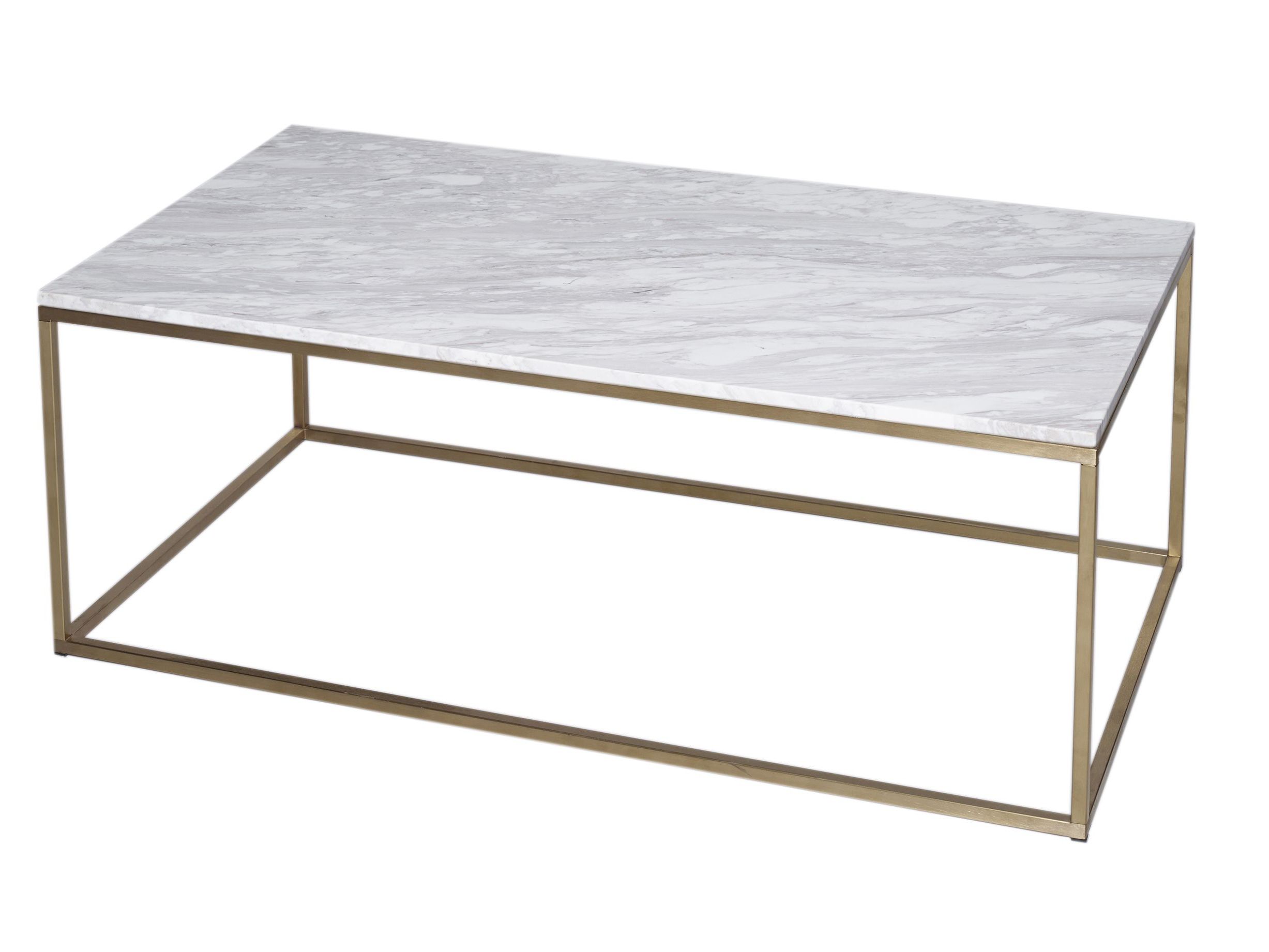 Most Up To Date Rectangular Coffee Table – Kensal Marble With Brass Base With Rectangular Coffee Tables With Brass Legs (View 3 of 20)