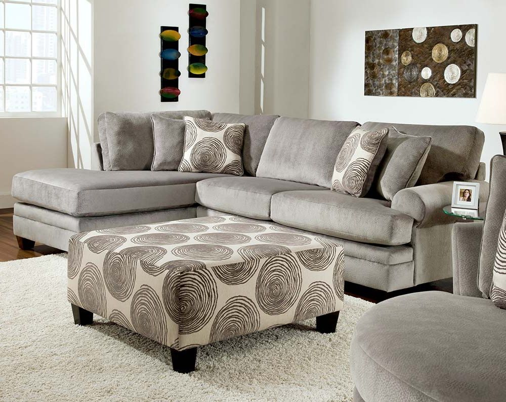 Norfolk Grey 6 Piece Sectionals With Raf Chaise Within Preferred Smoke Gray 2 Piece Microfiber Sectional Sofa (View 17 of 20)