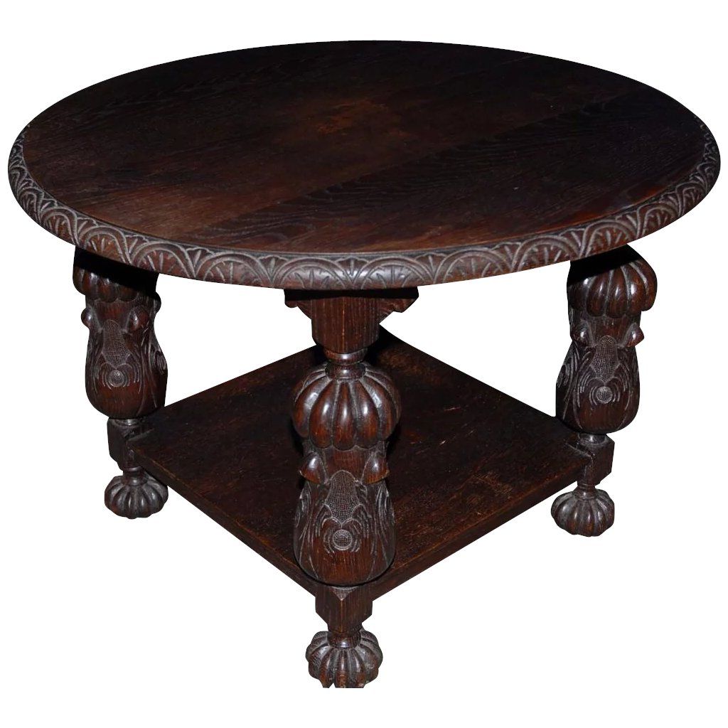 Ruby Regarding Round Carved Wood Coffee Tables (View 6 of 20)