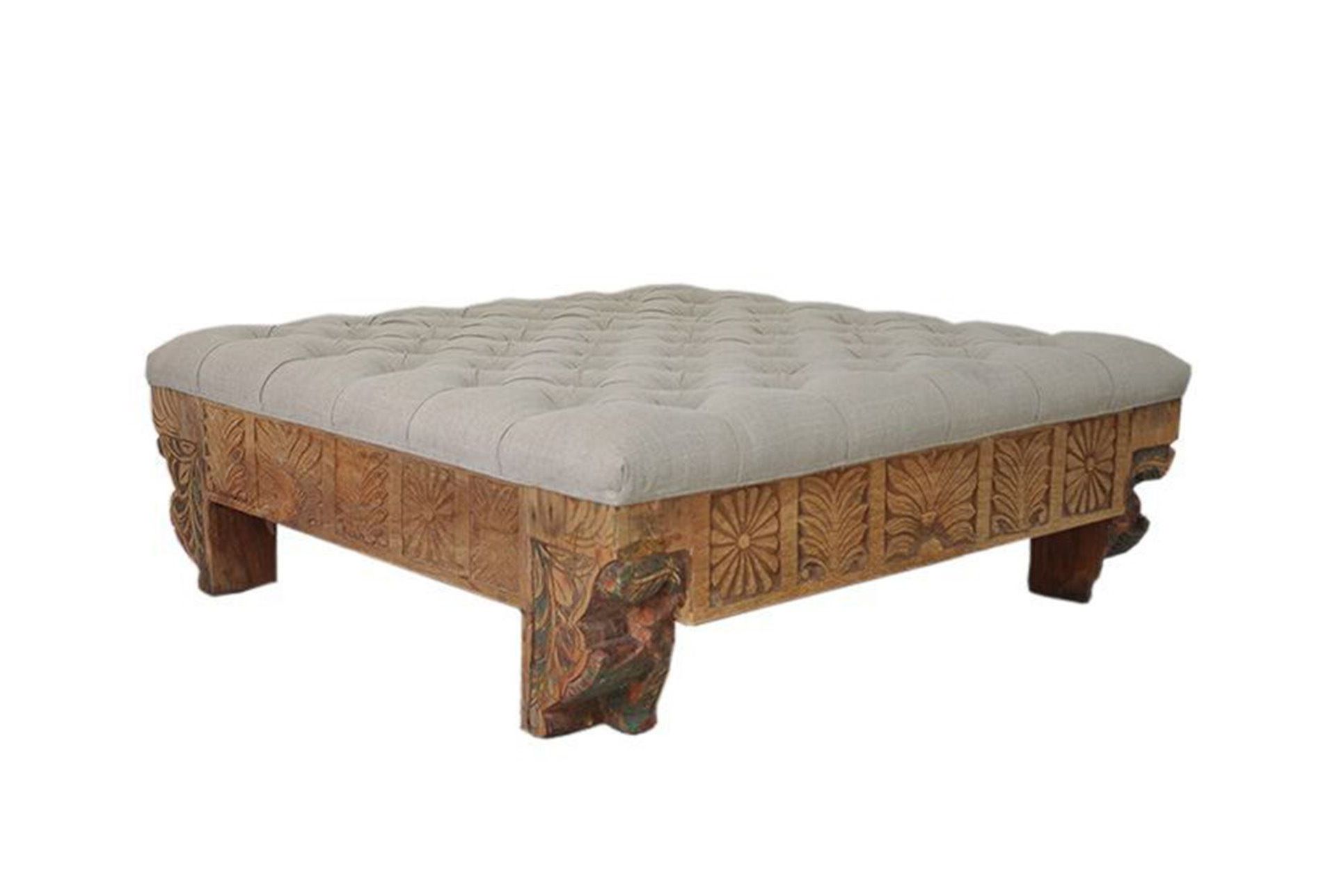 Sawan Finish Square Table Ottoman (View 8 of 20)