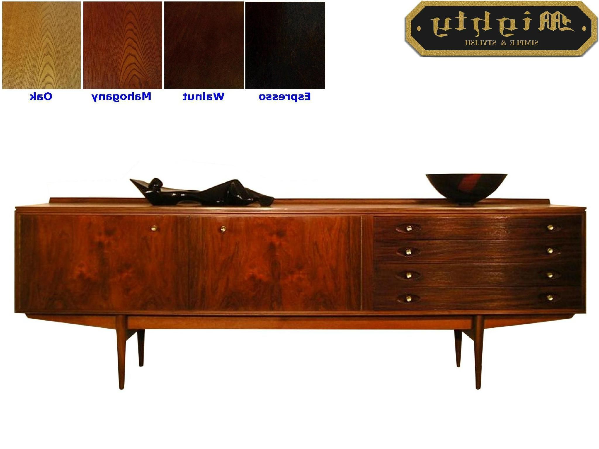 Trendy 72 Inch Walnut Mid Century Modern Sideboard – Wd 4133 – Mighty Pertaining To Brown Wood 72 Inch Sideboards (View 2 of 20)