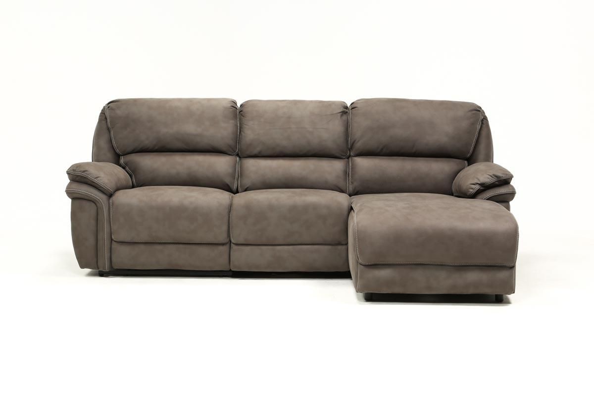 Trendy Norfolk Grey 3 Piece Sectional W/laf Chaise (Photo 1 of 20)