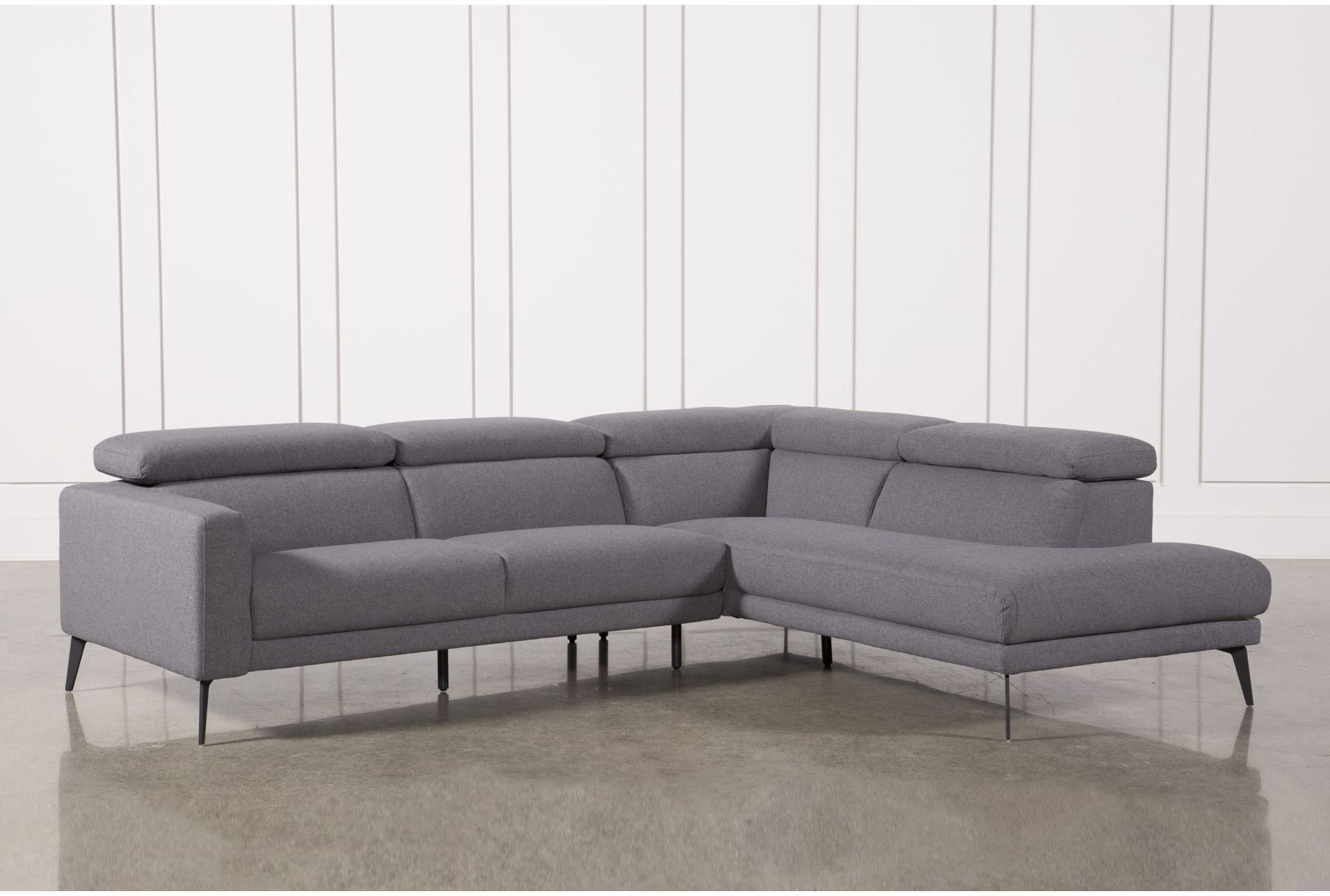 Trendy Tatum Dark Grey 2 Piece Sectionals With Raf Chaise Intended For Neo Grey 2 Piece Sectional W/laf Chaise (View 1 of 20)