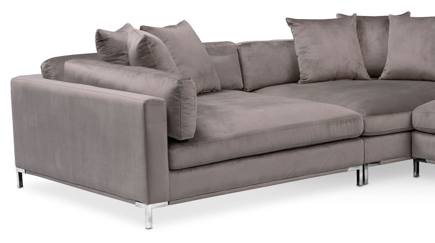 Value City Furniture And Mattresses With Regard To Nico Grey Sectionals With Left Facing Storage Chaise (View 8 of 20)