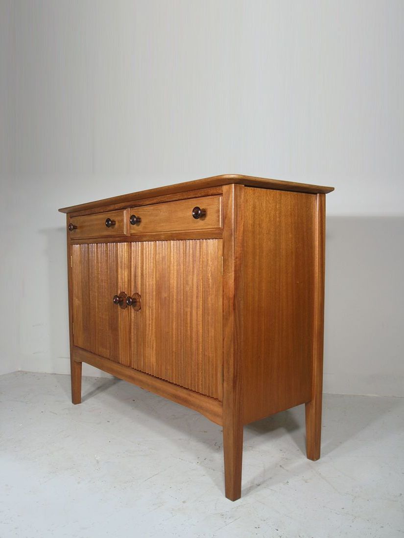 Well Known Vintage Solid Walnut & Mahogany Small Sideboarddavid Booth For Throughout Walnut Small Sideboards (View 5 of 20)