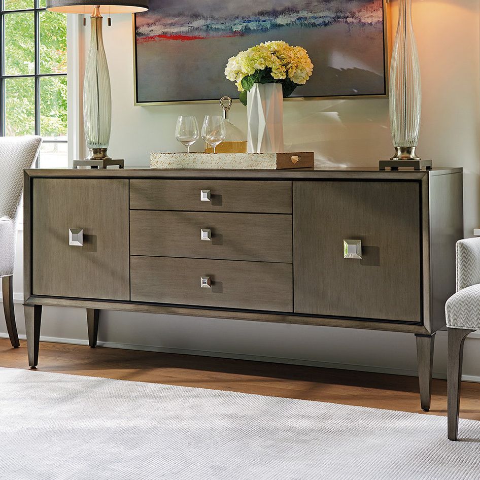 Widely Used 3 Door 3 Drawer Metal Inserts Sideboards Inside Lexington Ariana Provence 3 Drawer 2 Door Sideboard (View 7 of 20)