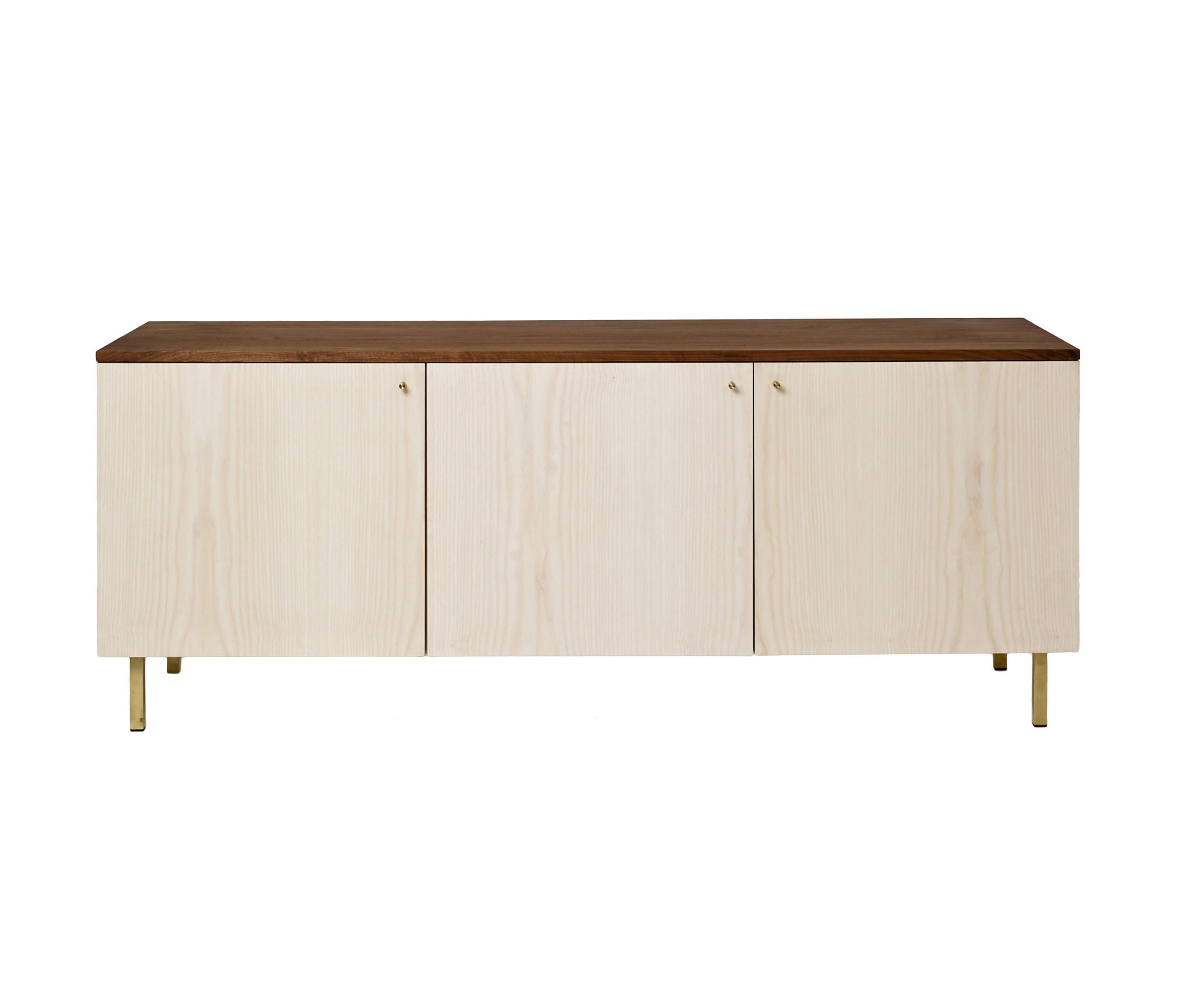 Widely Used Oil Pale Finish 3 Door Sideboards Inside Sideboard Two 3 Door – Ash & Walnut – Sideboards From Another (View 5 of 20)