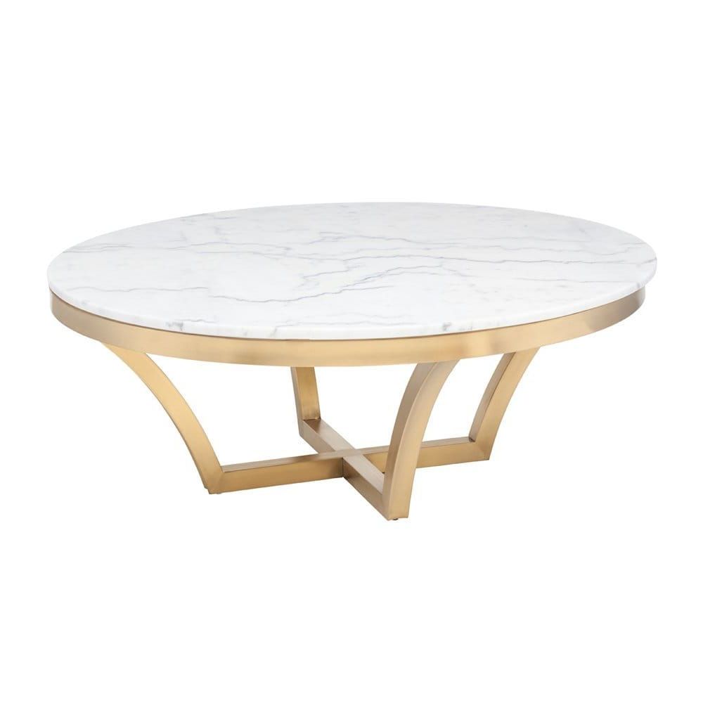 Widely Used Shop Nuevo Living Aurora Marble Coffee Table At The Mine (View 19 of 20)