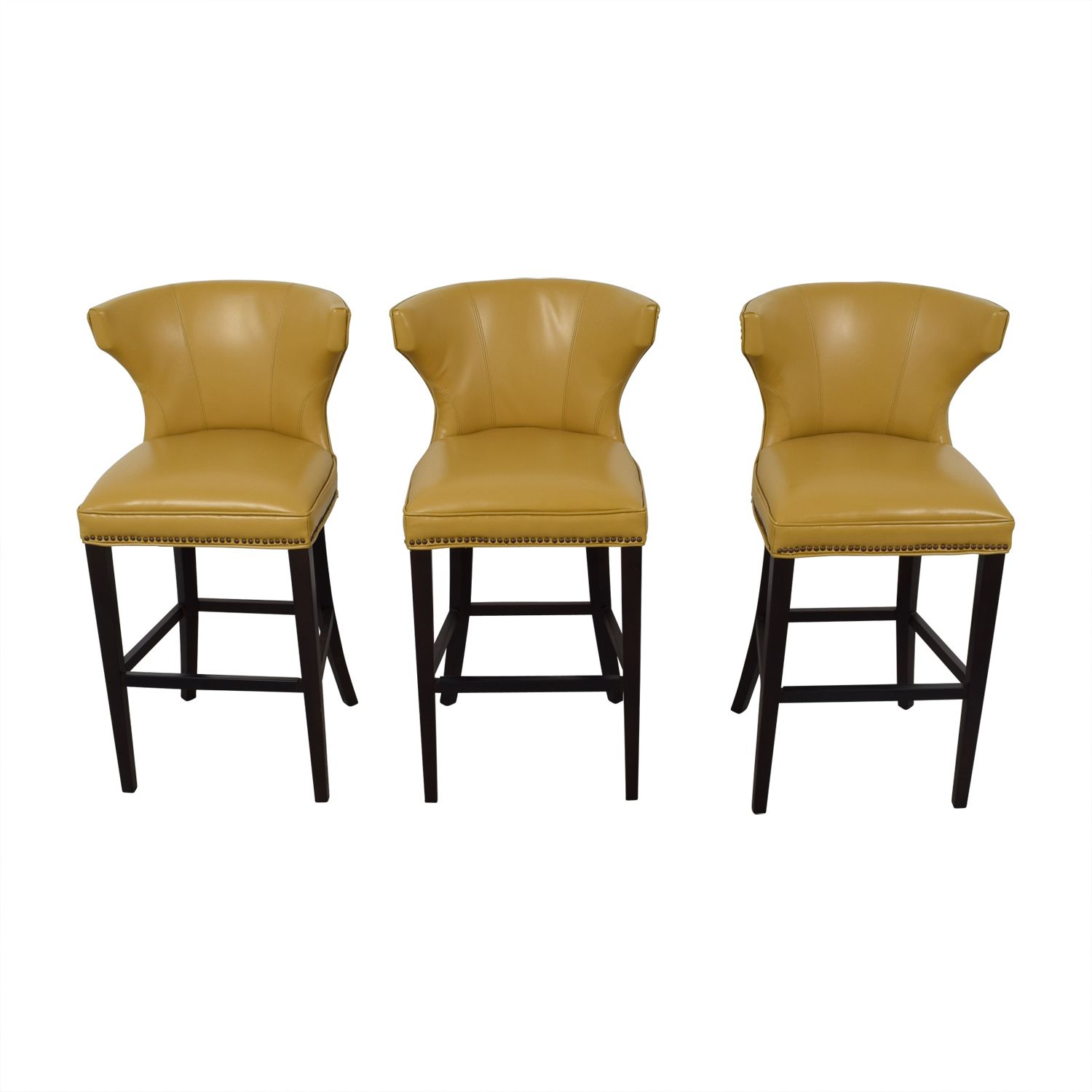 [%72% Off – Grandin Road Grandin Road Mustard Yellow Bar Stools / Chairs Intended For Current Grandin Leather Sofa Chairs|grandin Leather Sofa Chairs Within Trendy 72% Off – Grandin Road Grandin Road Mustard Yellow Bar Stools / Chairs|fashionable Grandin Leather Sofa Chairs Pertaining To 72% Off – Grandin Road Grandin Road Mustard Yellow Bar Stools / Chairs|widely Used 72% Off – Grandin Road Grandin Road Mustard Yellow Bar Stools / Chairs For Grandin Leather Sofa Chairs%] (View 14 of 20)