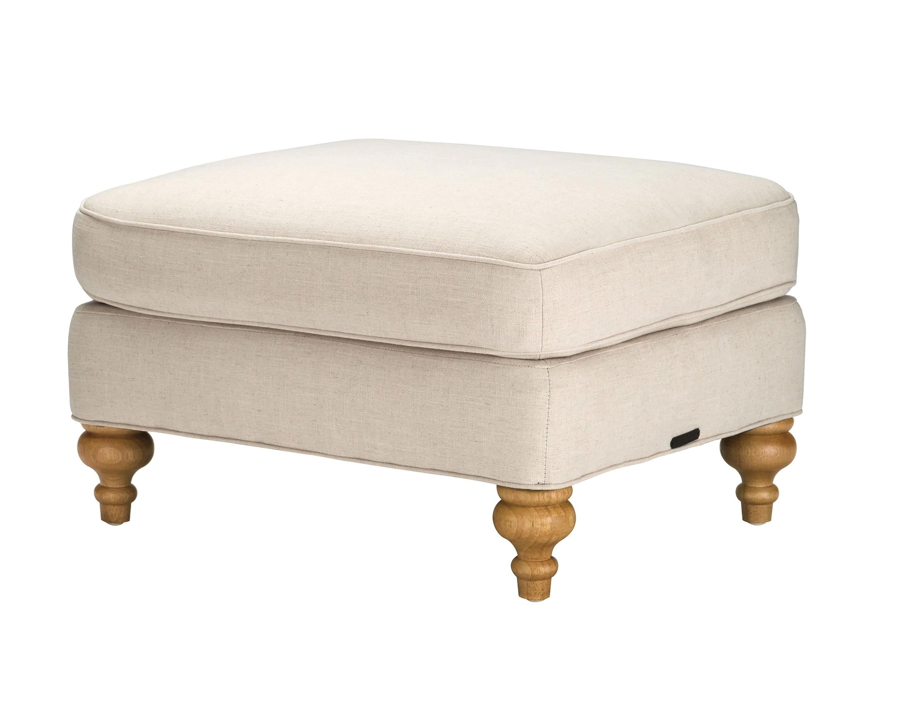 Adore Ottoman – Magnolia Home Pertaining To Widely Used Magnolia Home Ravel Linen Sofa Chairs (View 8 of 20)