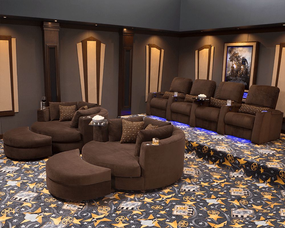 Aspen Swivel Chairs Inside Fashionable Seatcraft Aspen & Swivel Cuddle Seats Home Theater Collection, Bella (View 13 of 20)