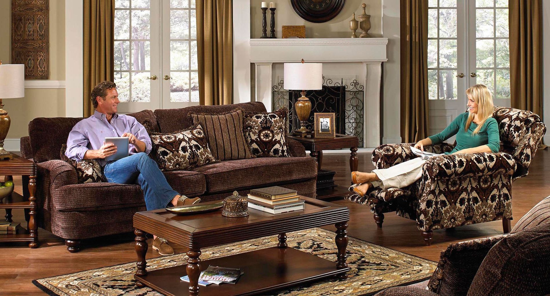 Brennan Sofa Chairs Within Most Popular Brennan Living Room Set (espresso) Jackson Furniture (View 14 of 20)