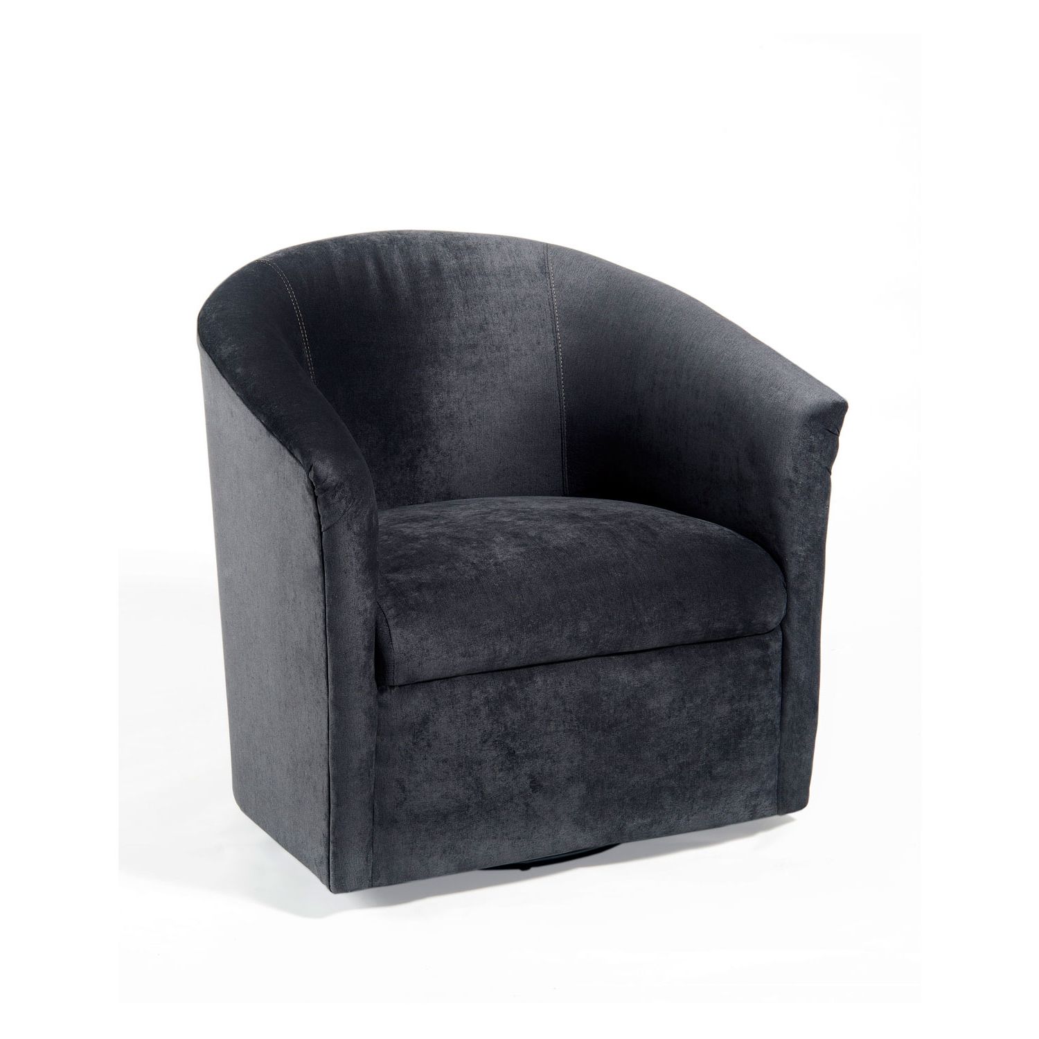 Charcoal Swivel Chairs For Current Comfort Pointe Elizabeth Charcoal Swivel Chair 2001  (View 4 of 20)