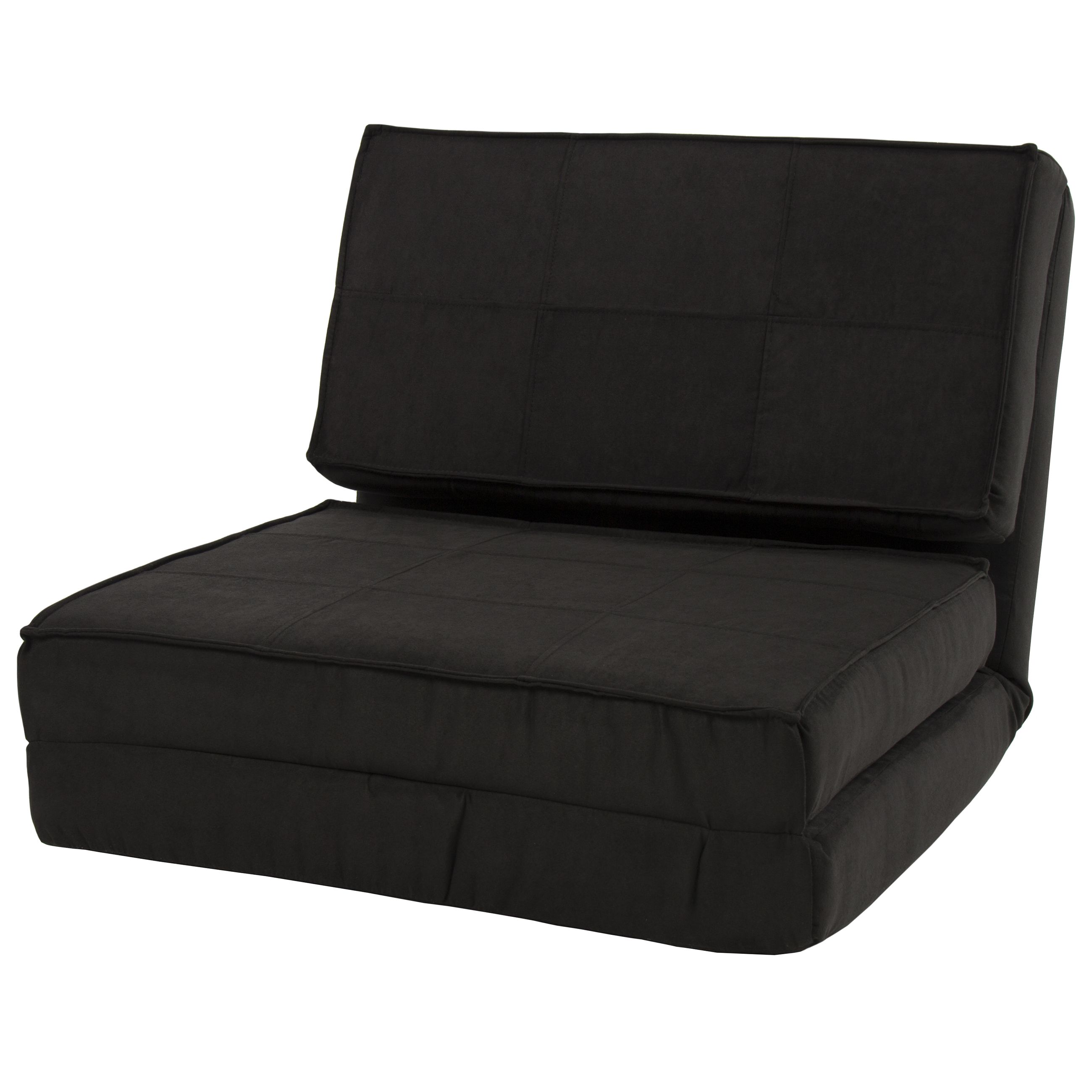Convertible Sofa Chair Bed Within Current Best Choice Products Convertible Sleeper Chair Bed (black) – Walmart (View 4 of 20)