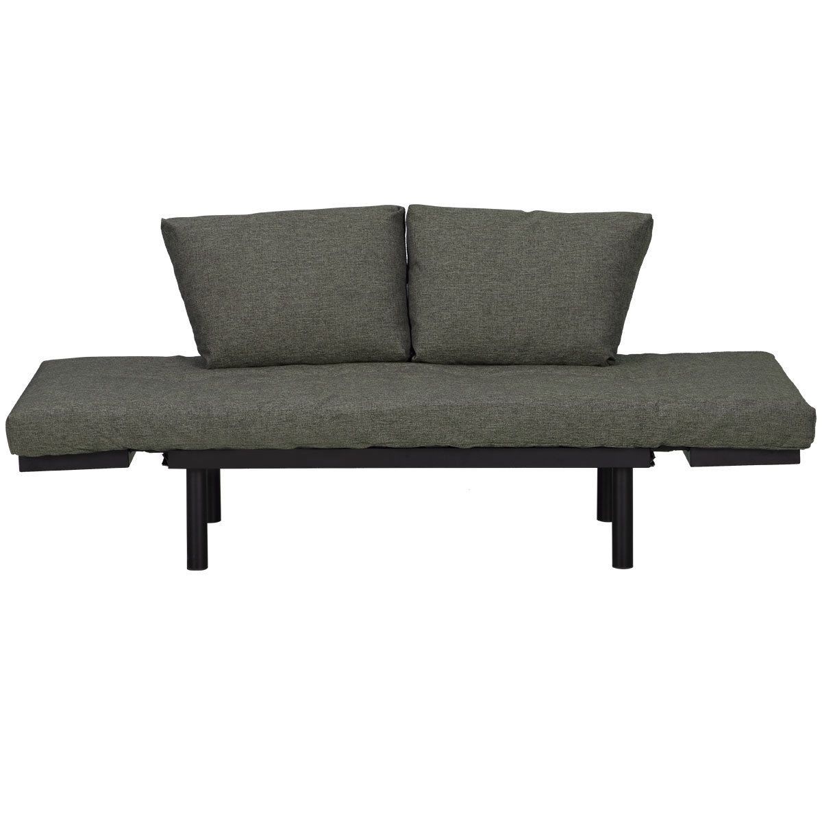 Costway: Costway Futon Sofa Sleeper Loveseat Convertible Sofa Bed Inside Trendy Convertible Sofa Chair Bed (View 14 of 20)