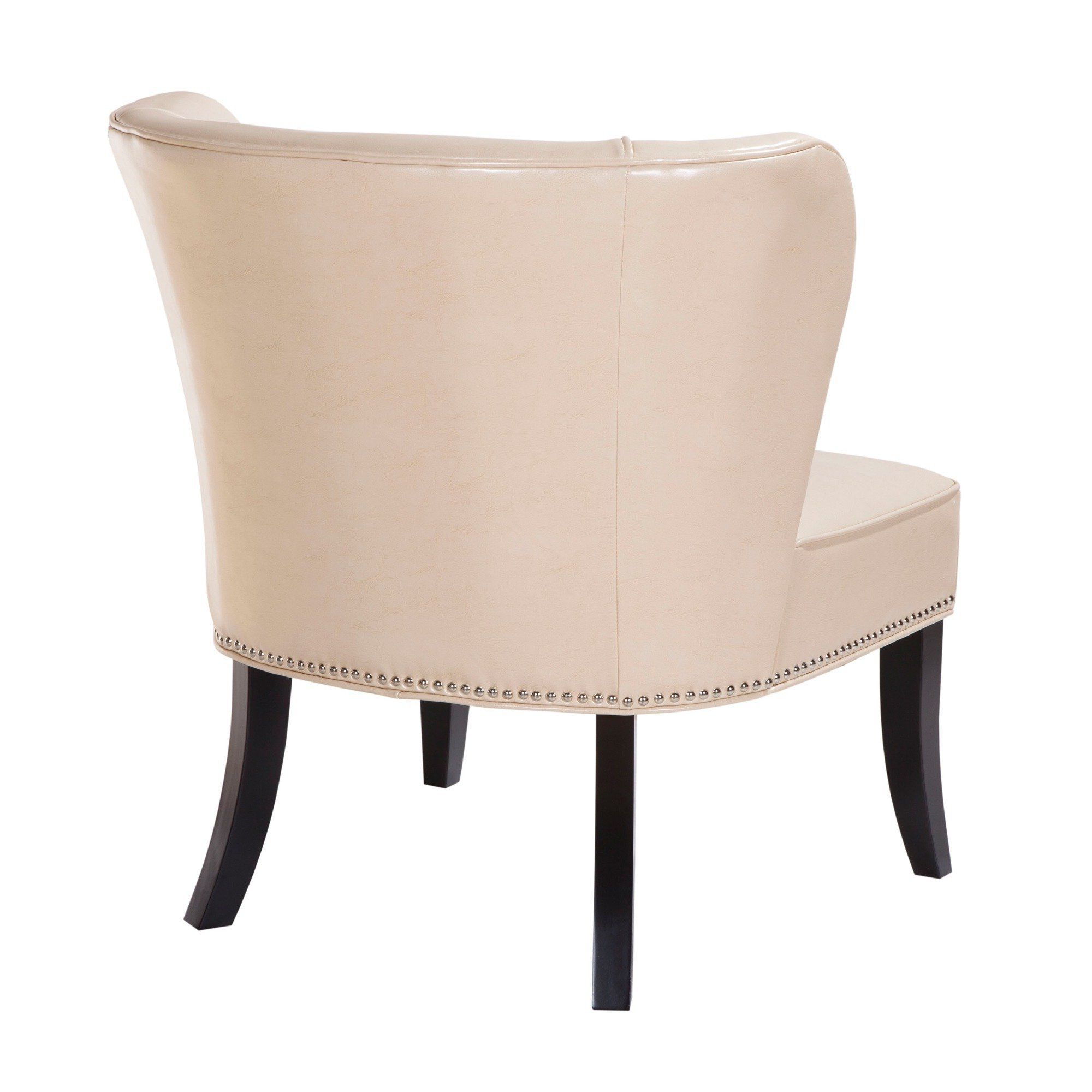 Fashionable Shop Madison Park Sheldon Concave Back Armless Chair–ivory – Free Throughout Sheldon Oversized Sofa Chairs (View 12 of 20)