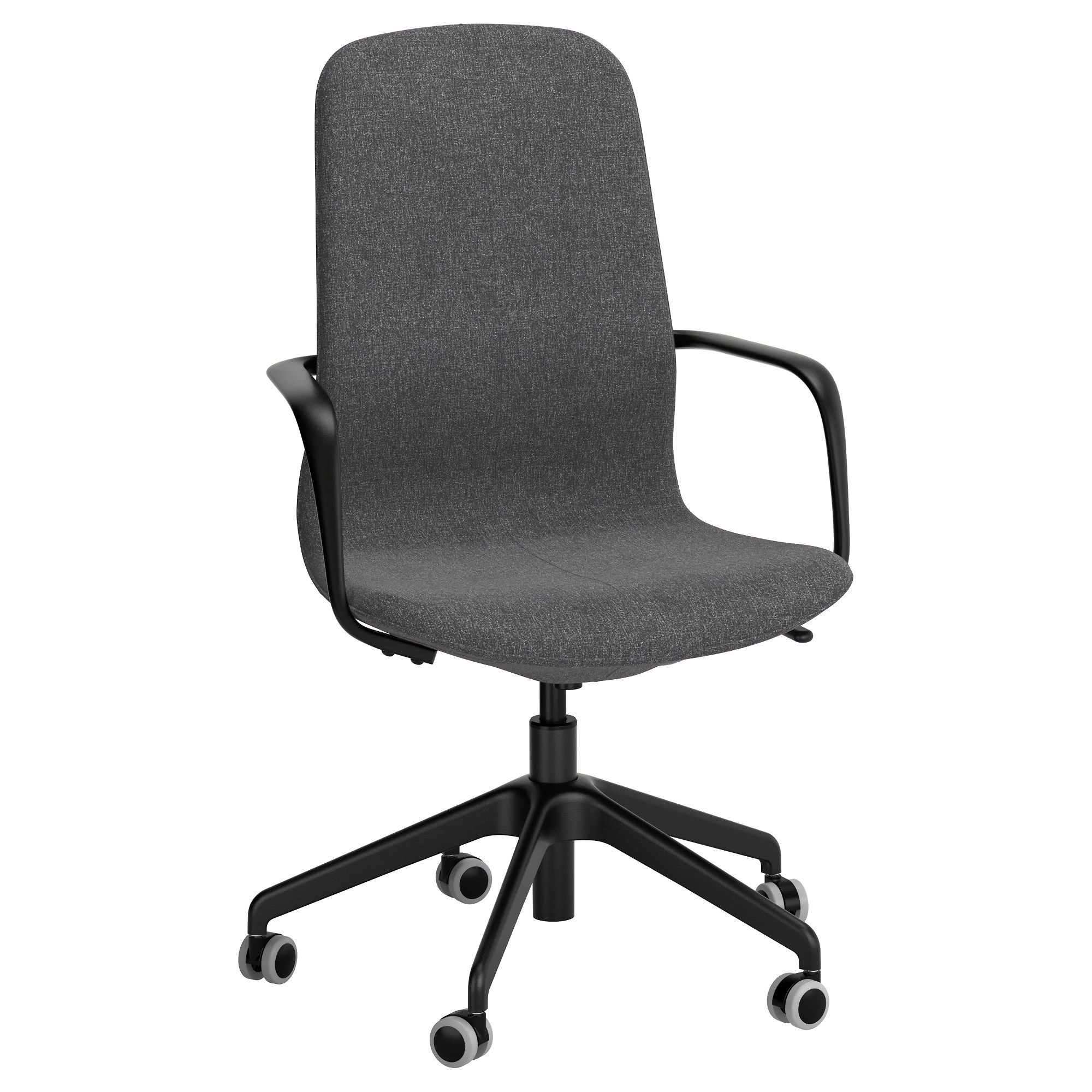 Favorite Långfjäll Swivel Chair Gunnared Dark Grey/black – Ikea For Dark Grey Swivel Chairs (View 2 of 20)